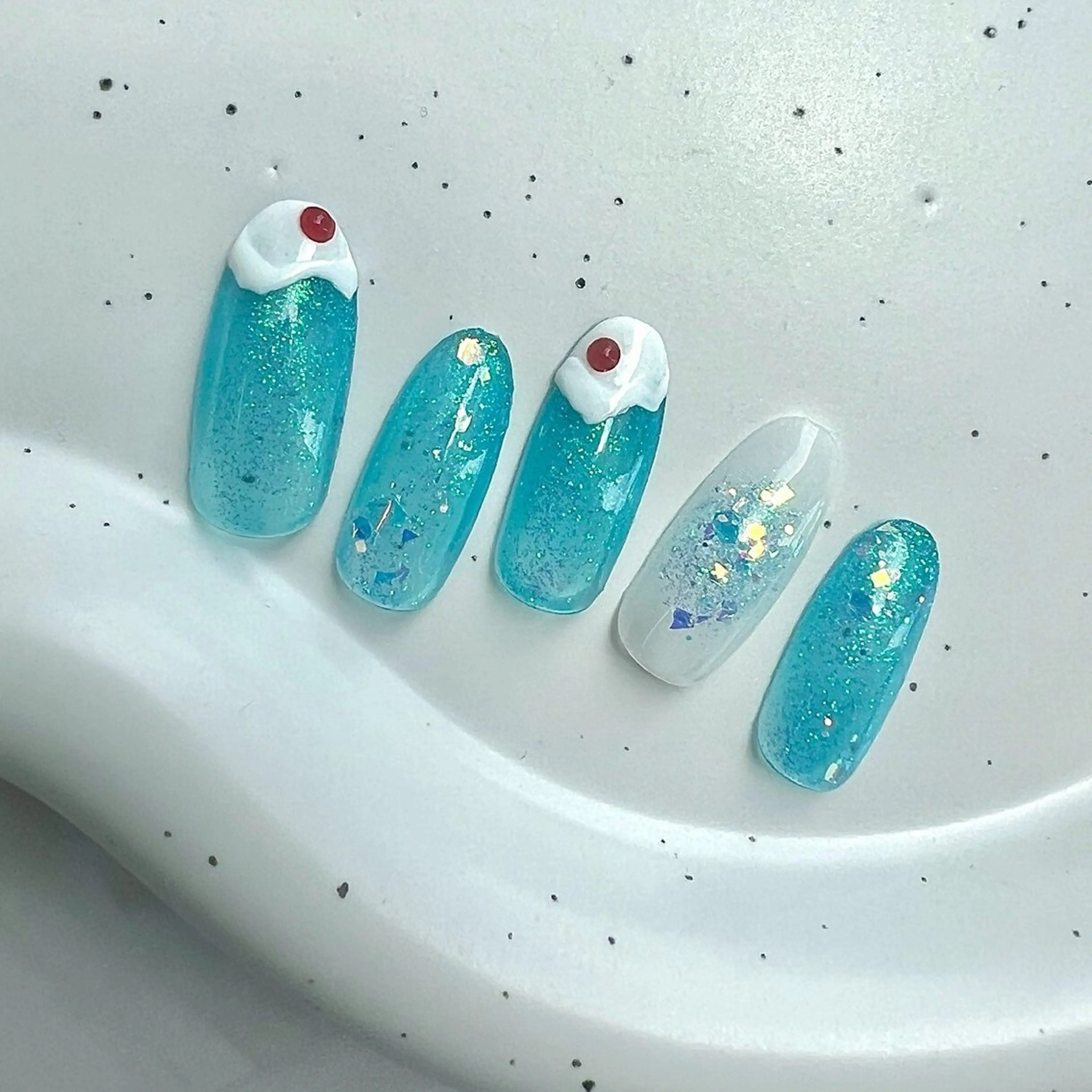 ネイル ⭐︎休業中の練習⭐︎ JNA認定講師髙橋のネイルデザイン