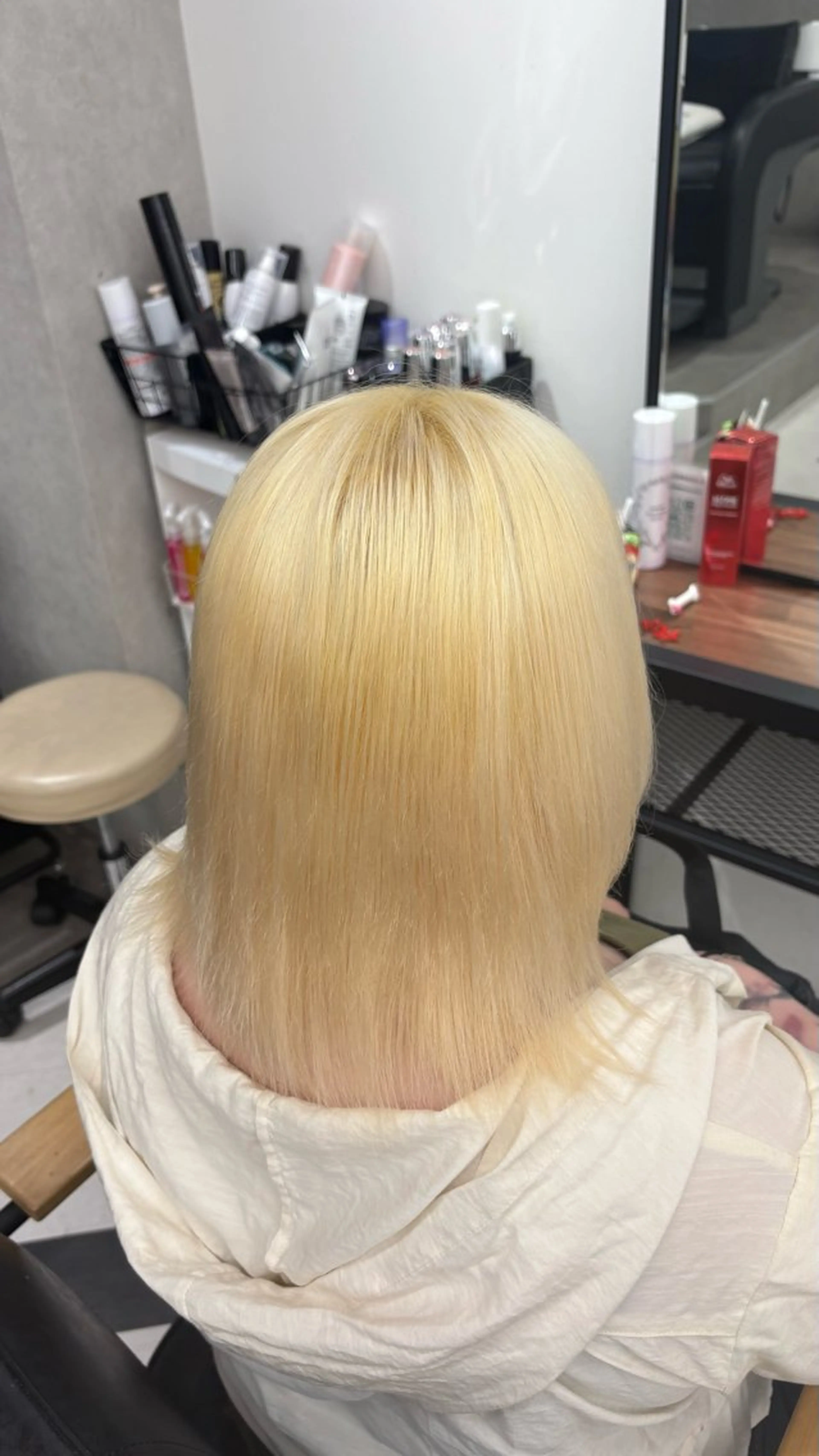 カラー ヘアカラー 似合わせカラー✩.* ハイトーン/リナのヘアスタイル