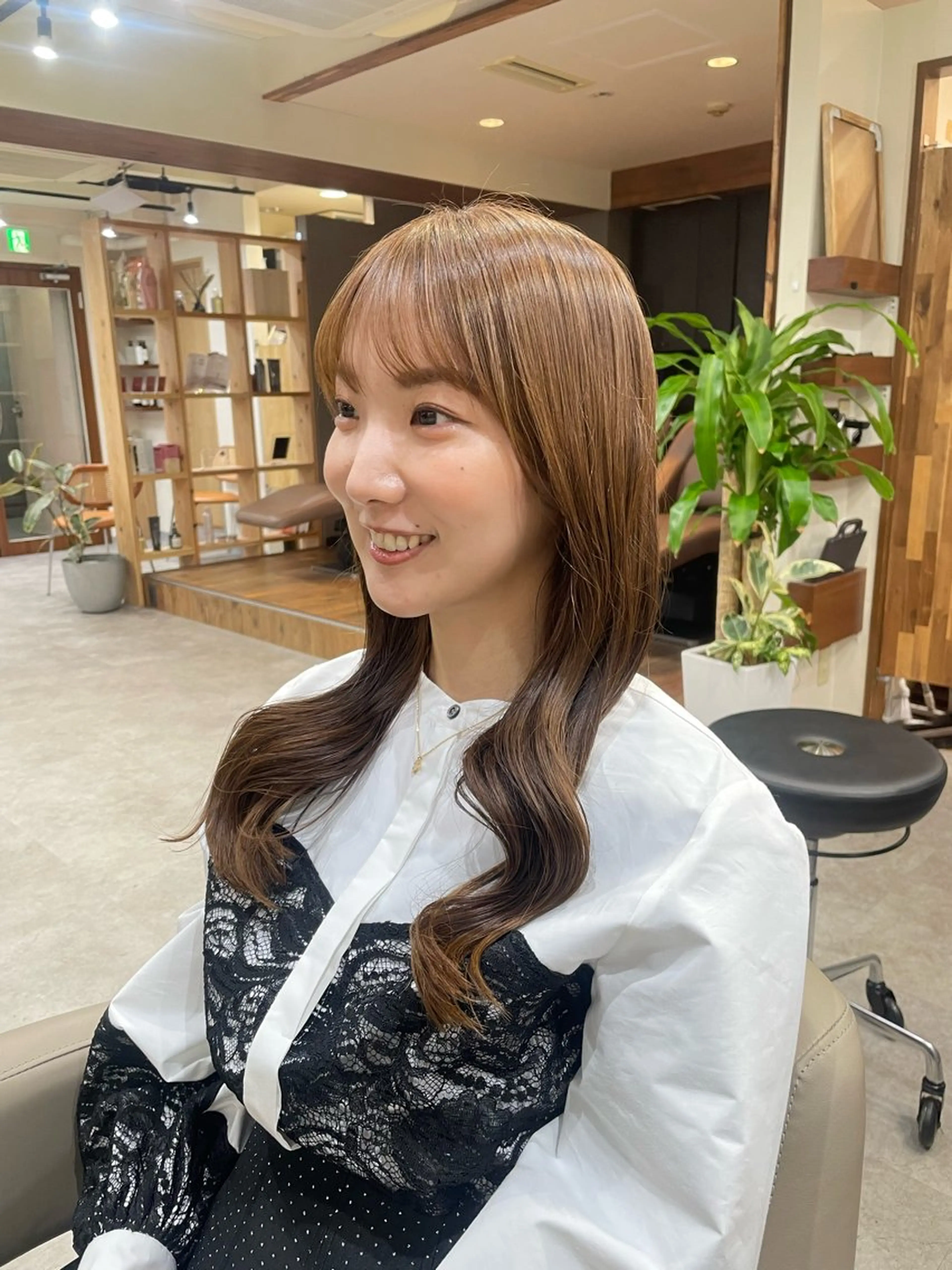 ロング くびれヘア オルチャンヘア ヘアセット 韓国風パーマ/ヘア セット/店長みづきのヘアスタイル