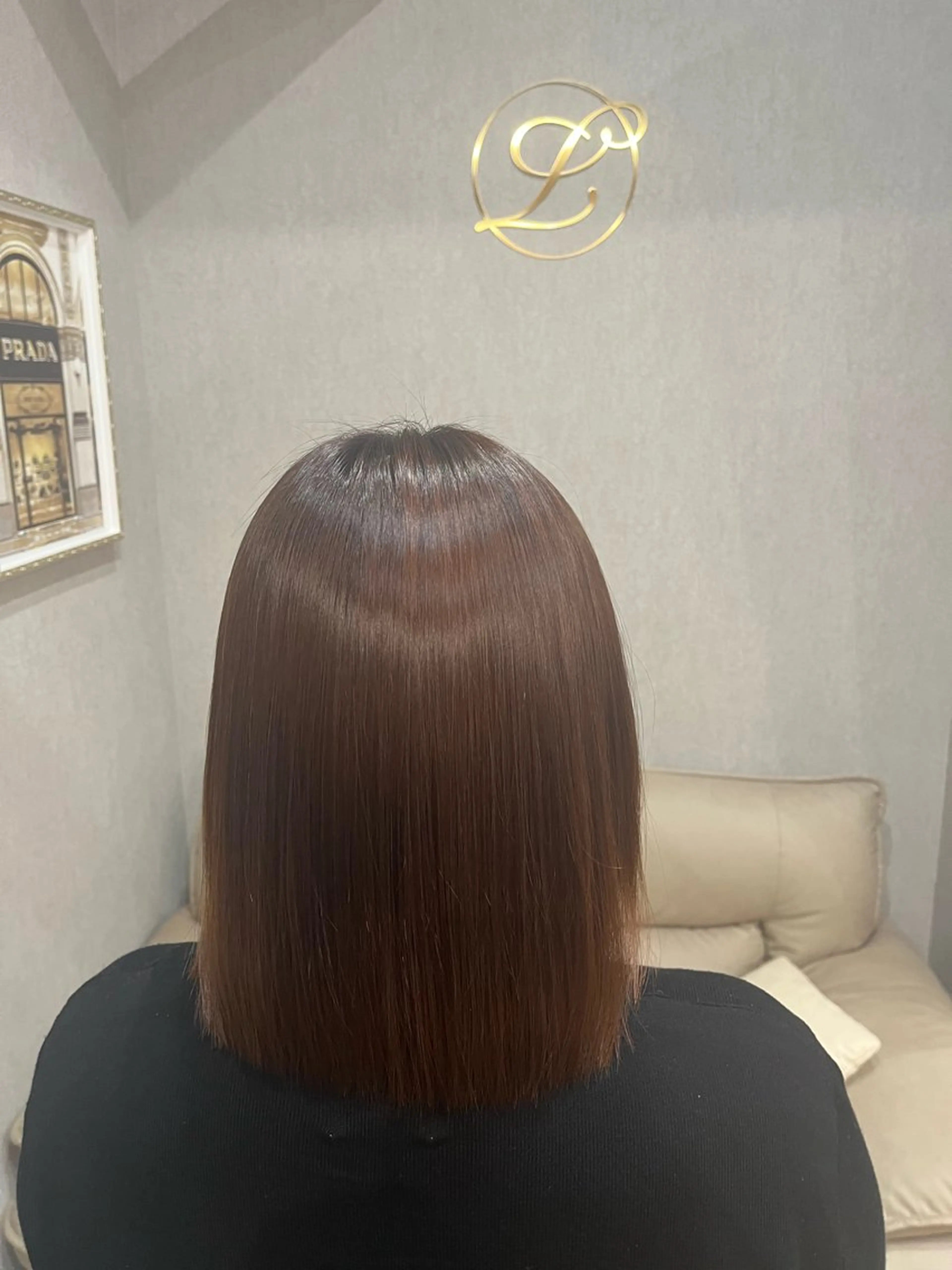 ミディアム 縮毛矯正 トリートメント 本間 龍翔のヘアスタイル