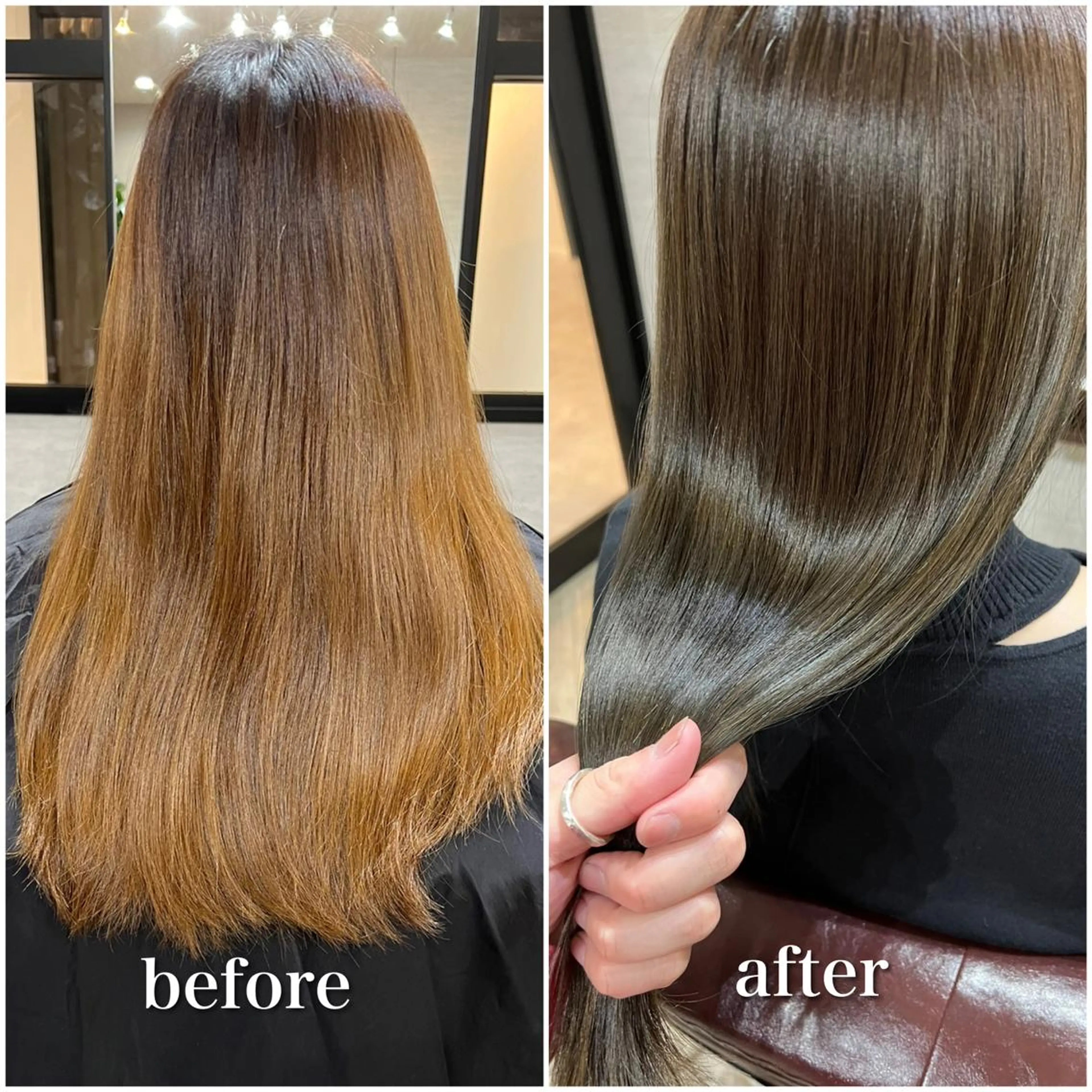 ミディアム カラー Deseo 髪質改善 店長🫧ダイトのヘアスタイル