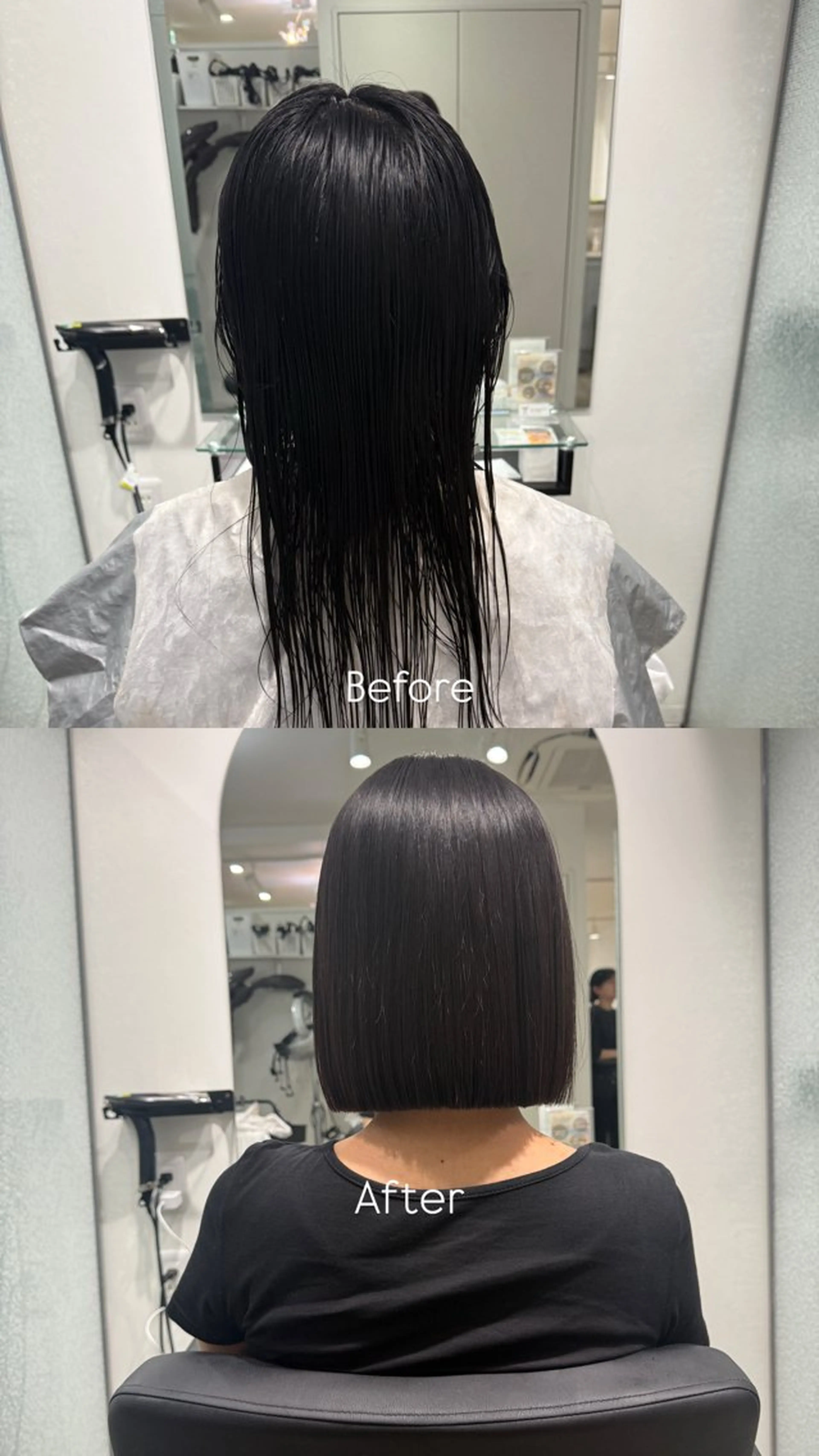 ショート 縮毛矯正 カット 縮毛矯正 ボブ/ハイトーン🪽 堀内志茉🍀のヘアスタイル