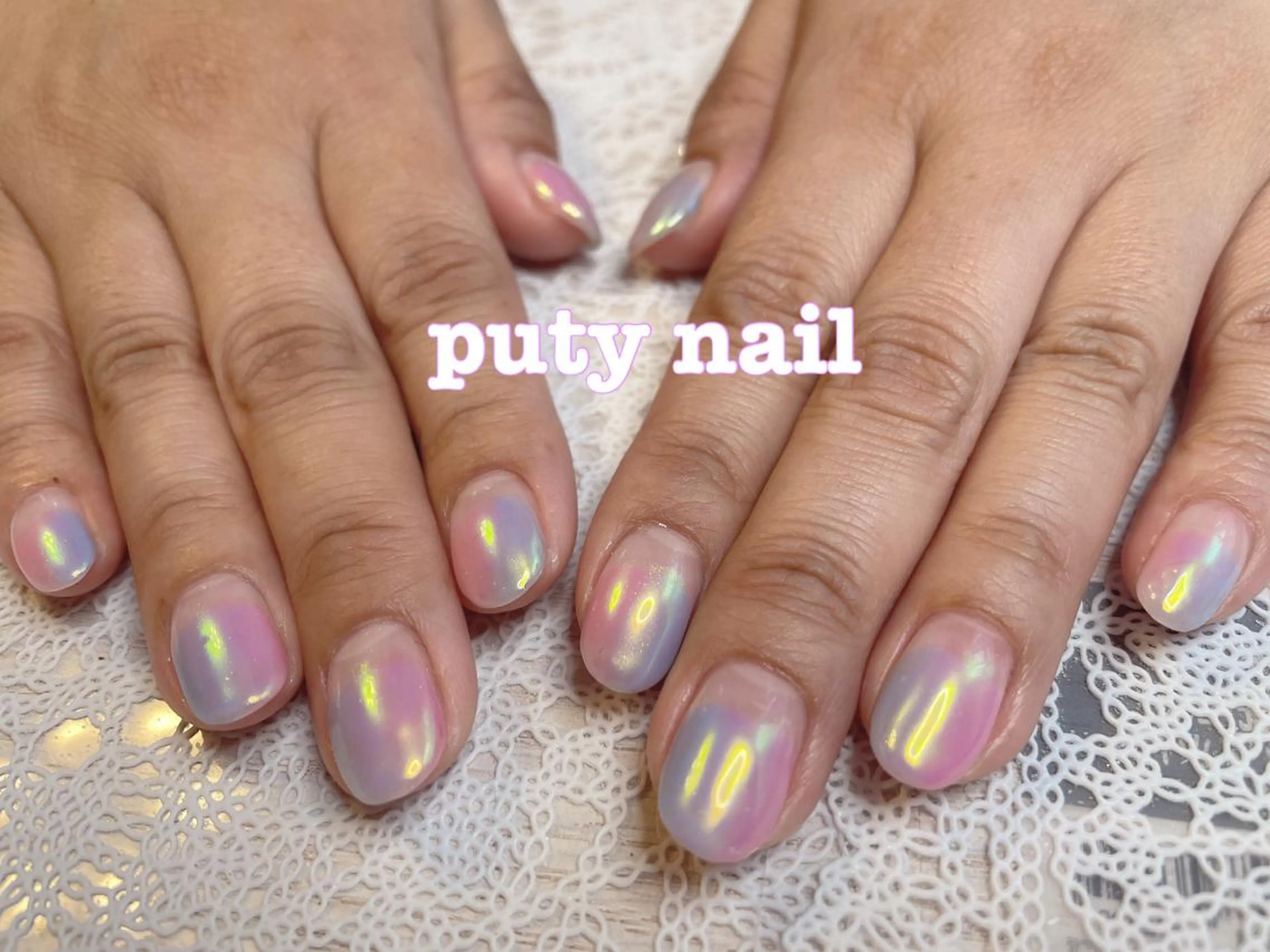 ネイル オーロラネイル Puty Nailのネイルデザイン