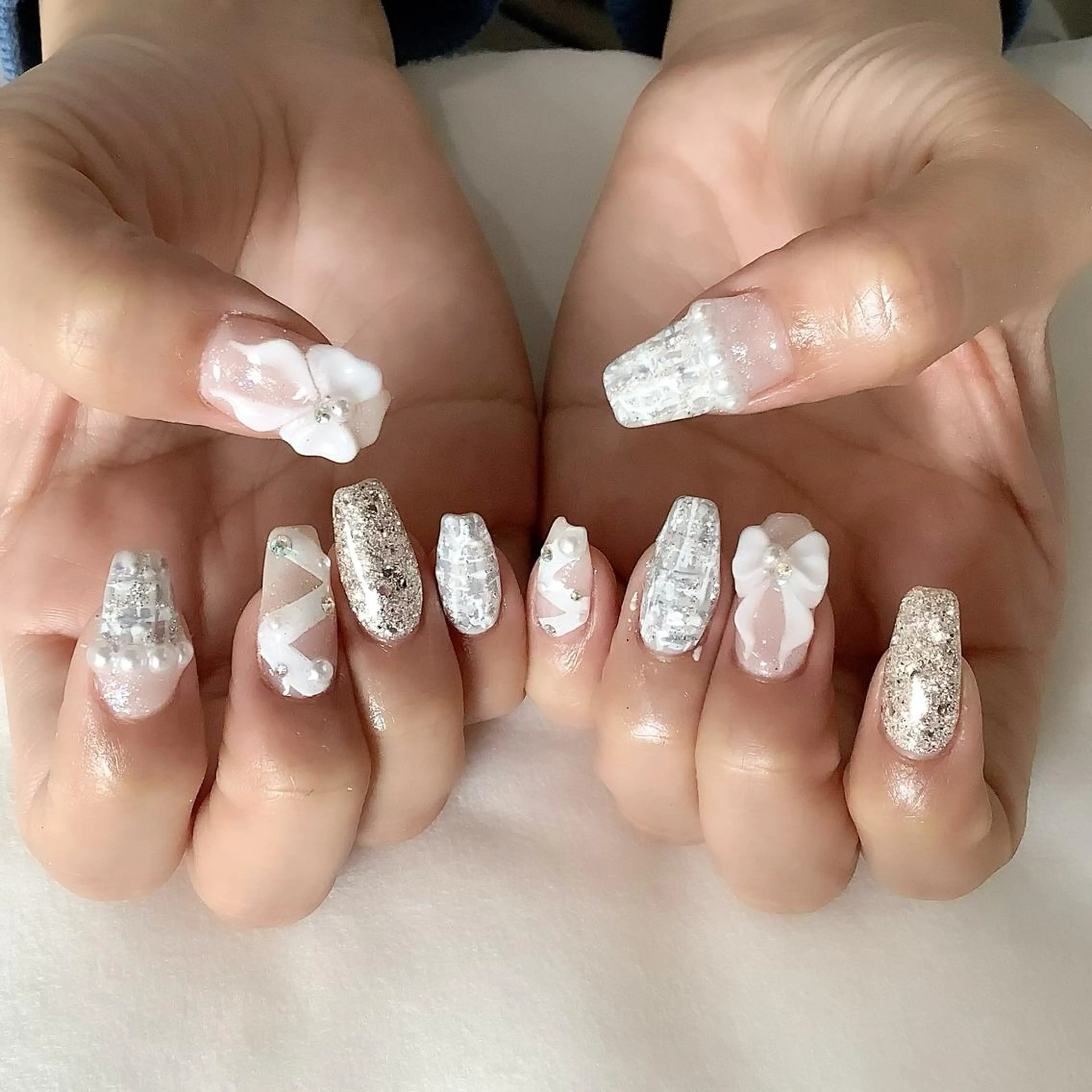 ネイル ハンドネイル 💎🐰 saki. m 🐰💎のネイルデザイン