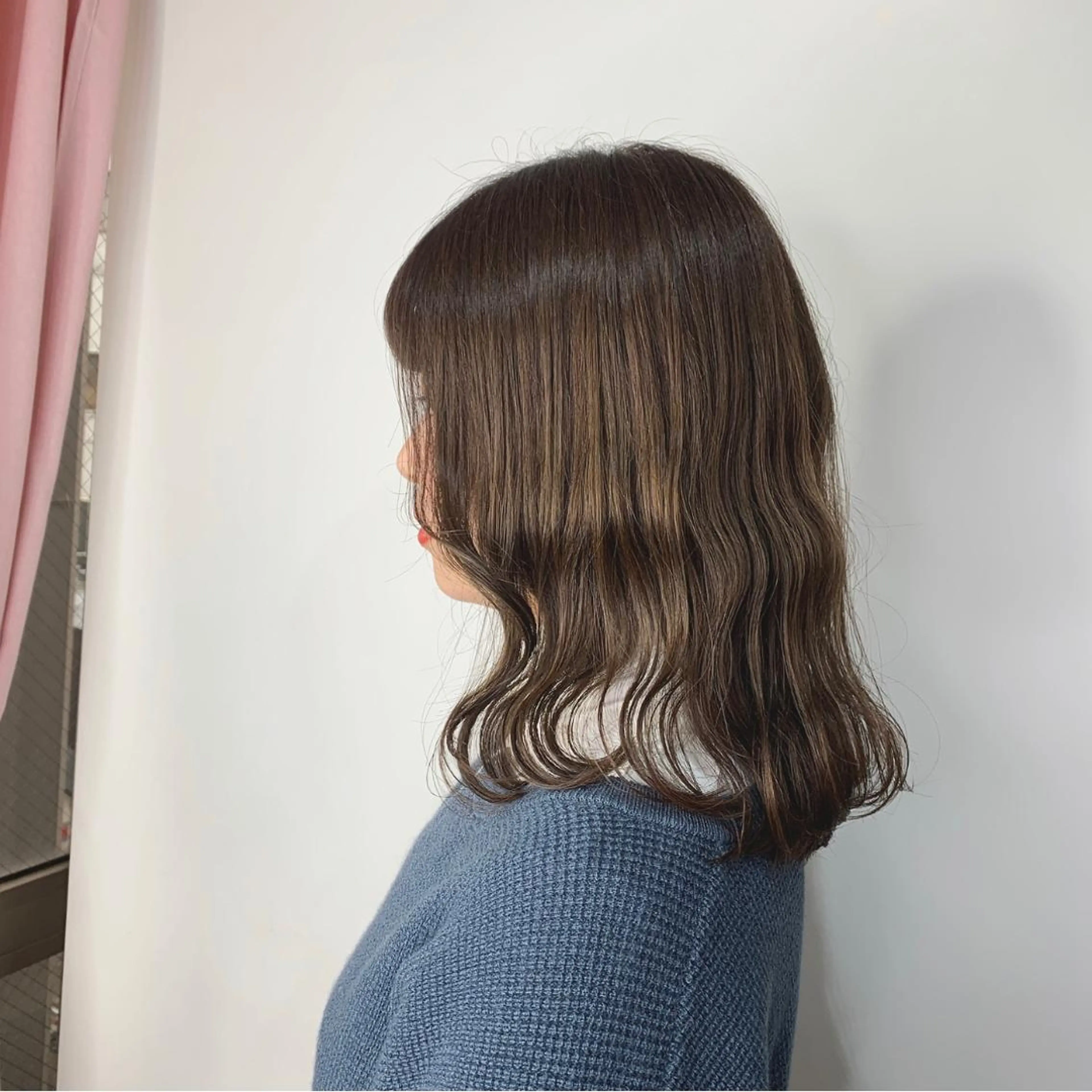 セミロング カラー カット ヘアカラー HARUKA韓国ヘア /Luana梅田のヘアスタイル