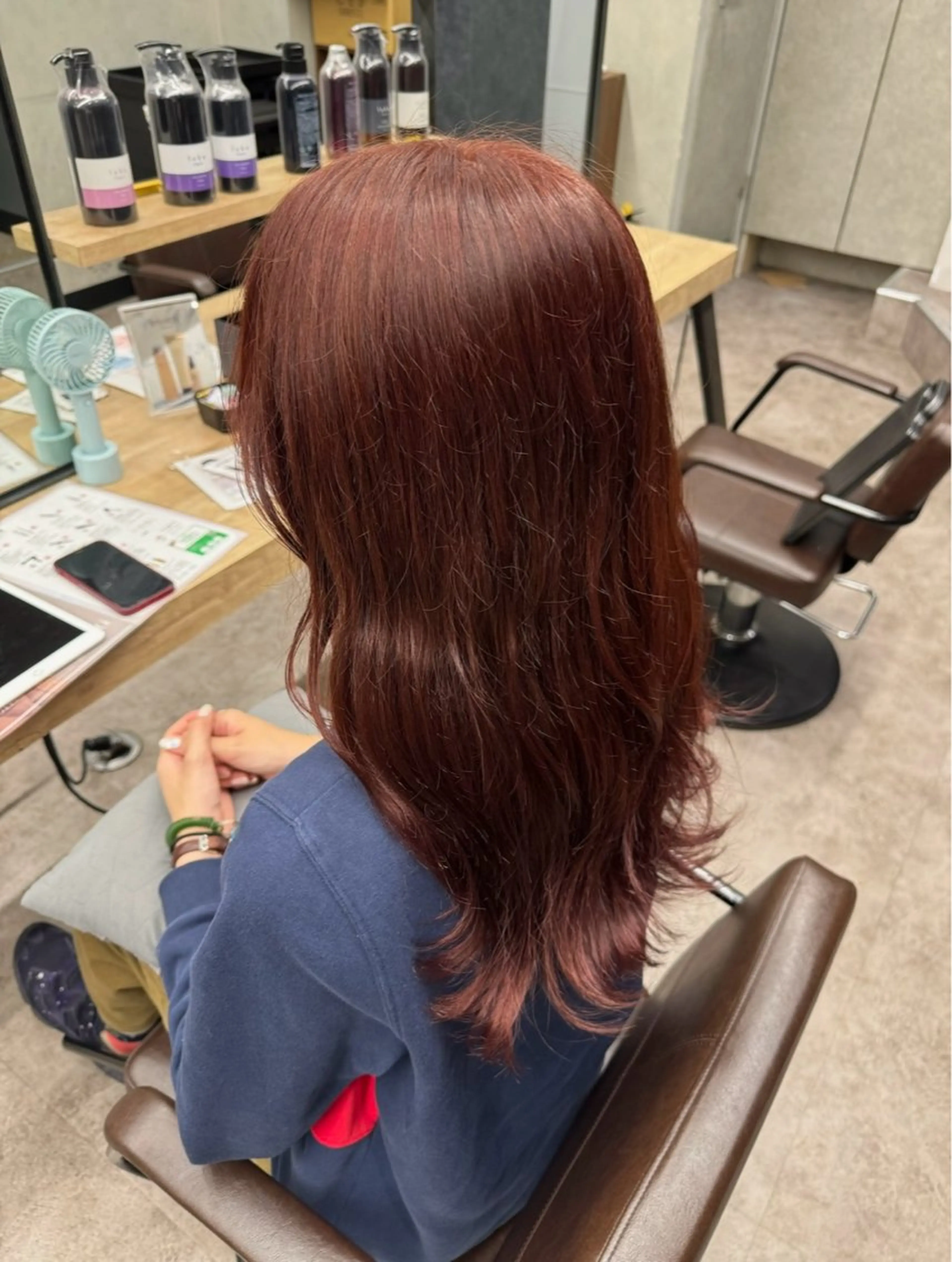 ミディアム カラー ヘアアレンジ ヘアカラー トリートメント 💫きたはら りおん💫のヘアスタイル