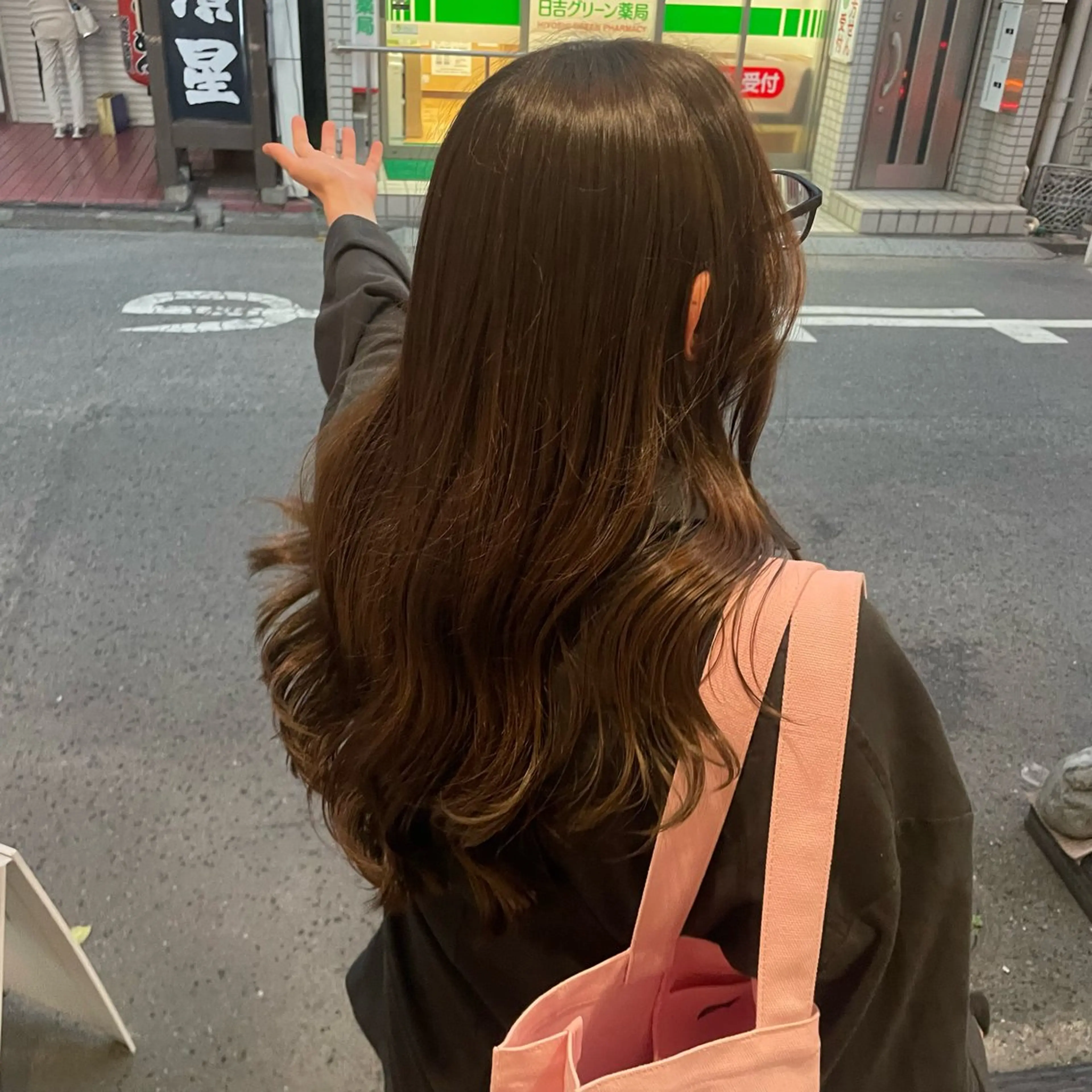 ロング ヘアカラー トリートメント ヘッドスパ マホ/日吉/髪質改善 /レイヤー/ガーリーのヘアスタイル