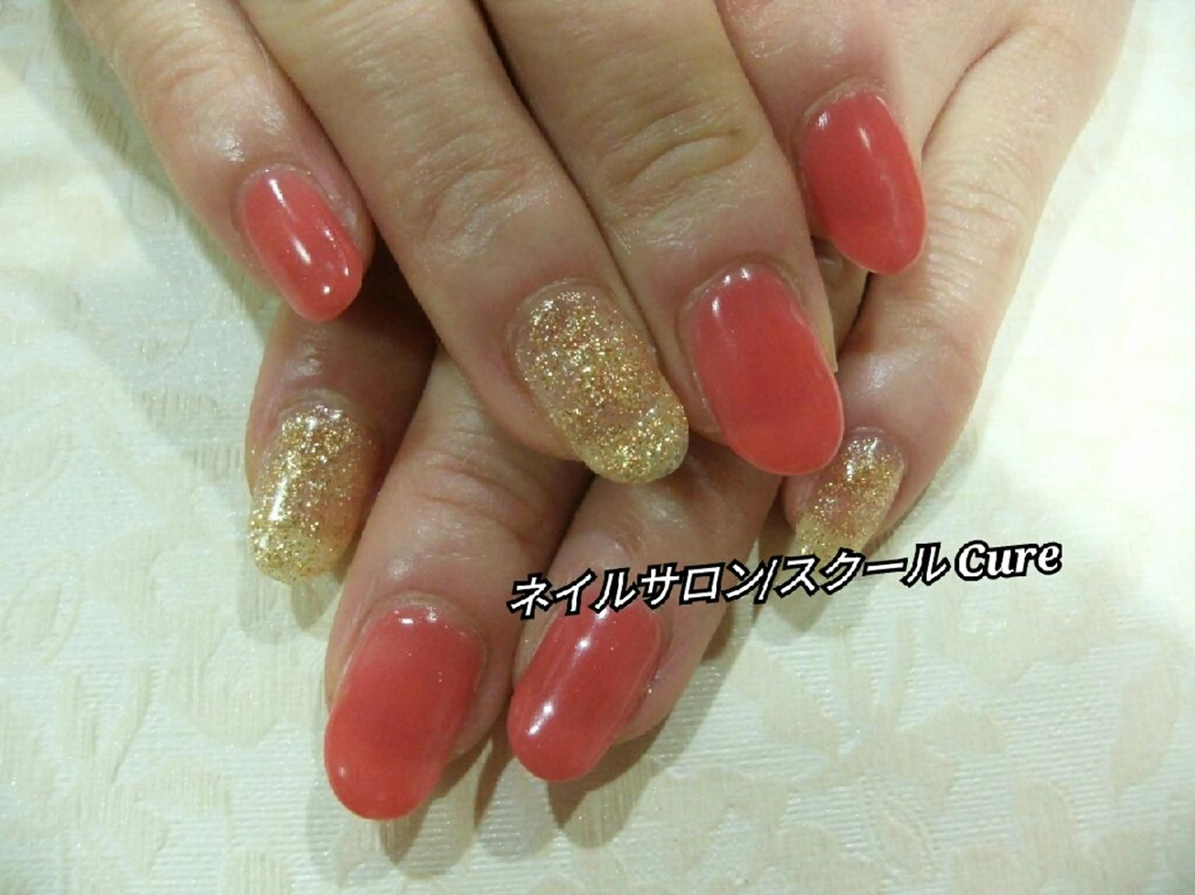 ミディアム ネイル ネイルサロン Cureのネイルデザイン