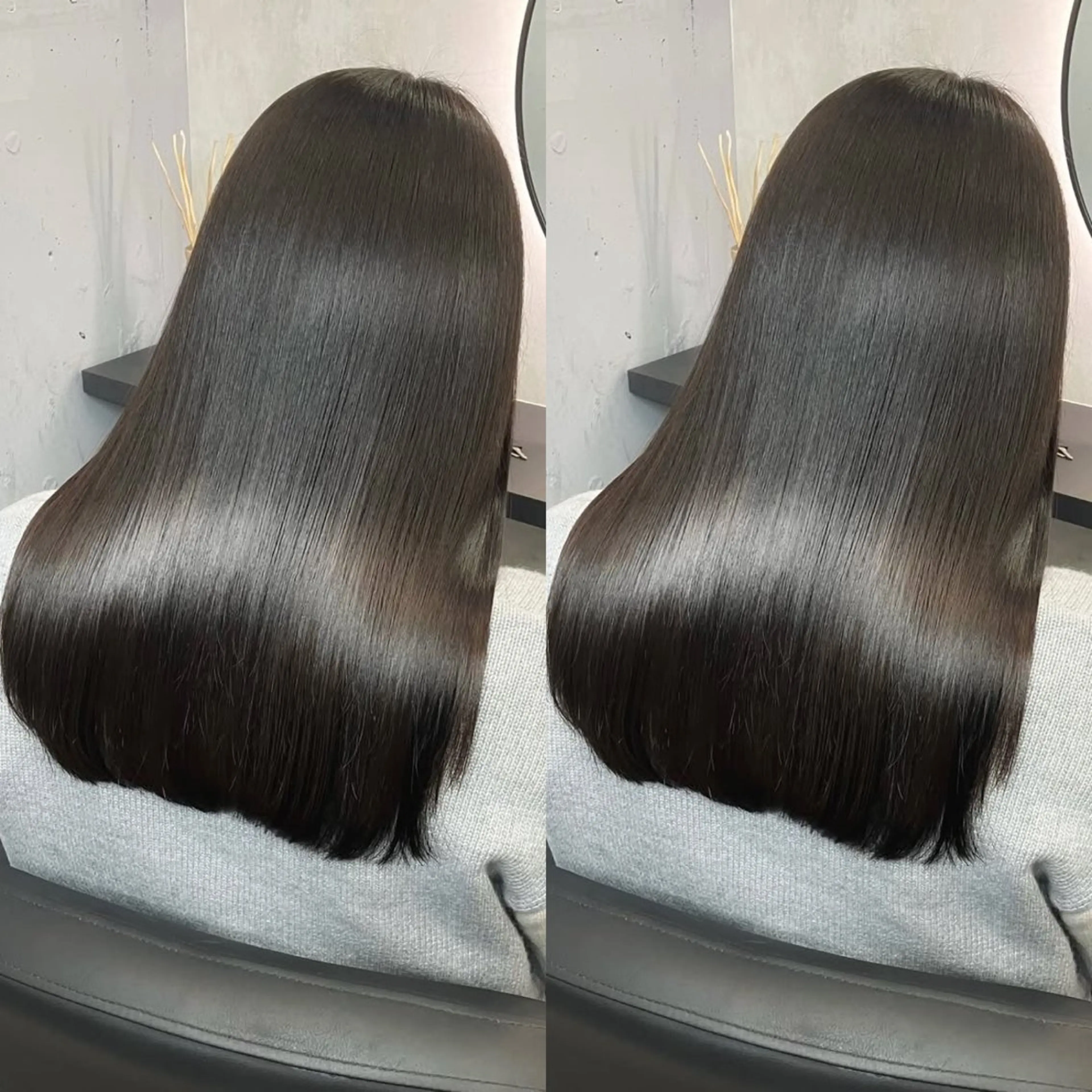💠美髪ストレート💠カラー+縮毛矯正orストレートパーマー+トリートメントの写真