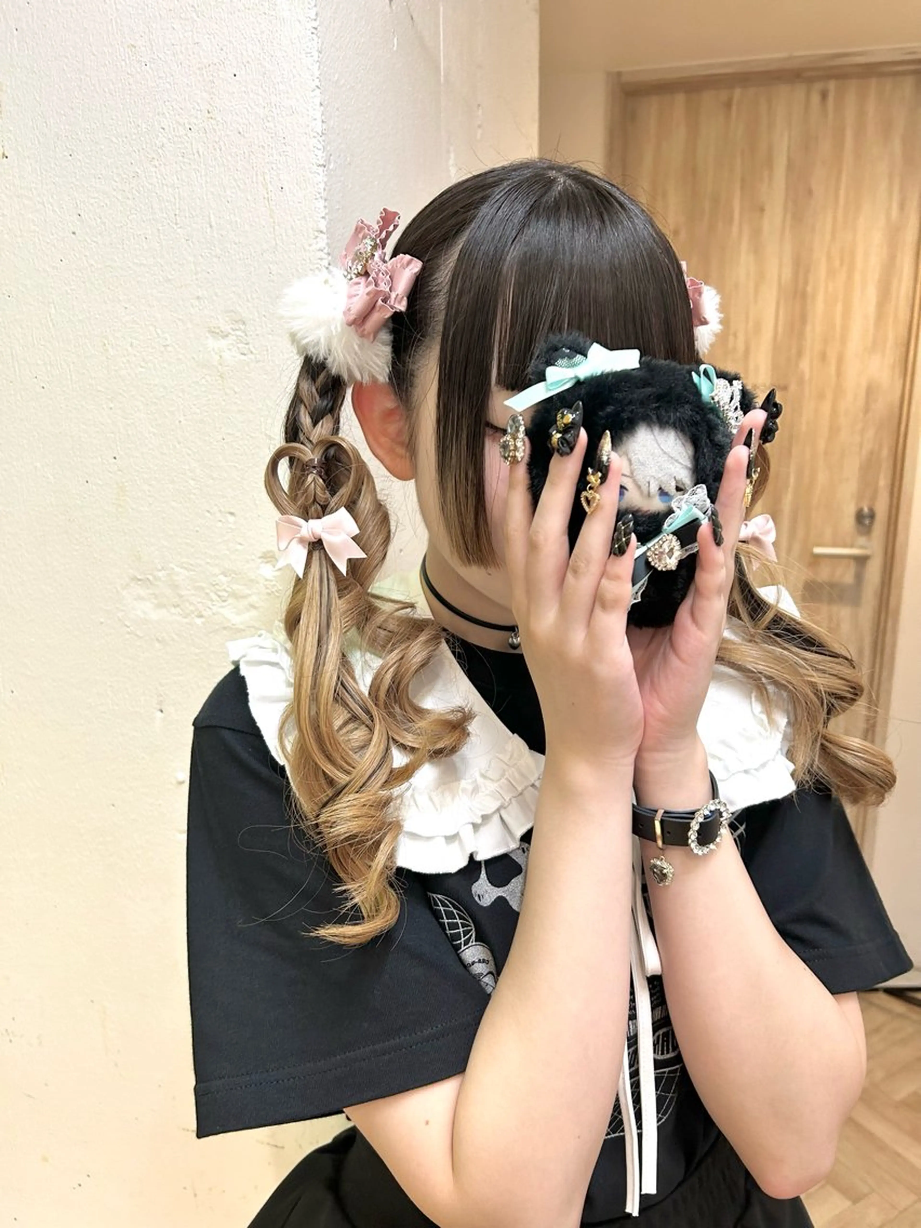 ヘアアレンジ ヘアセット ♛︎ きっか ♛︎ ヘアアレンジ🩵のヘアスタイル