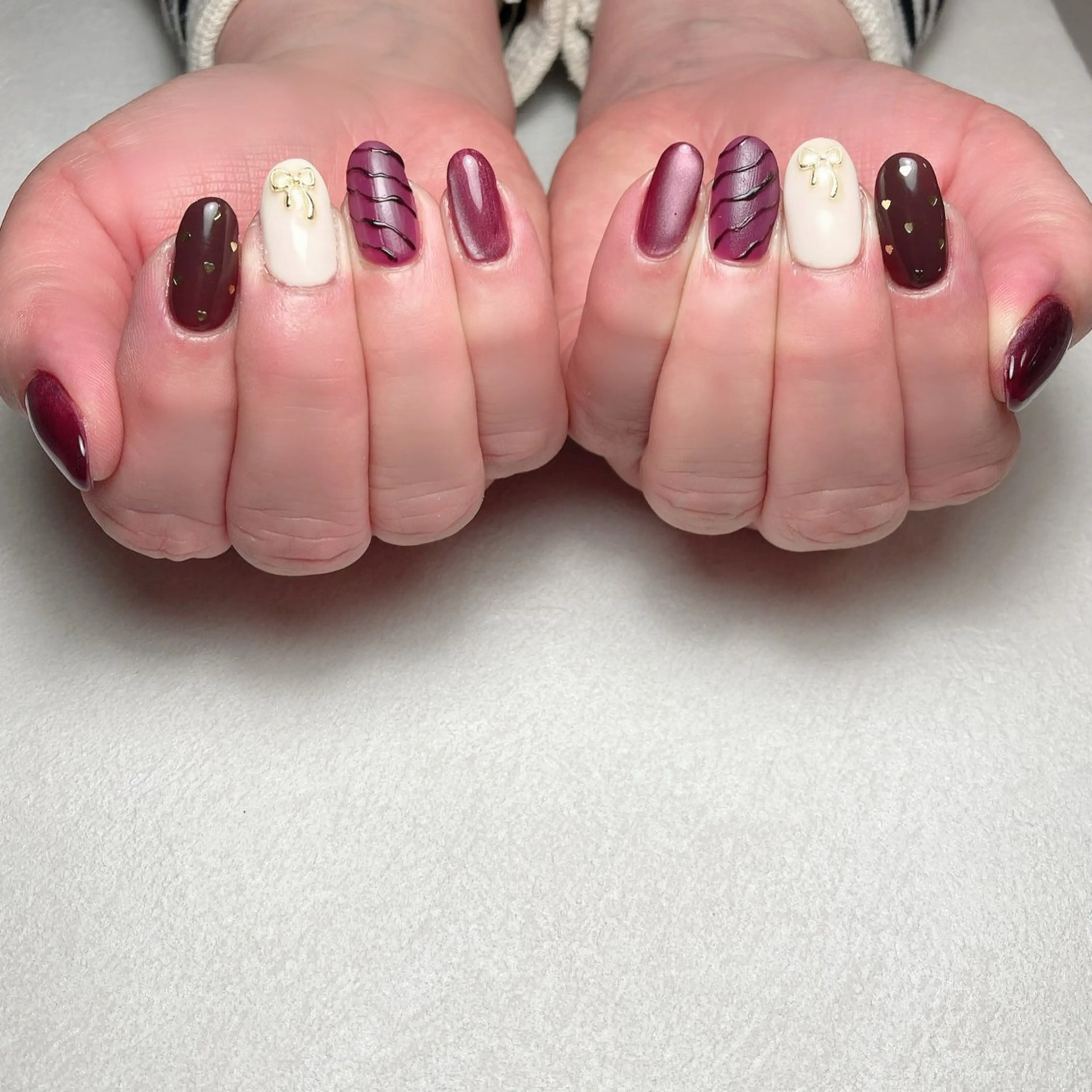 ネイル バレンタイン amu所属・かおる KAORUのネイルデザイン