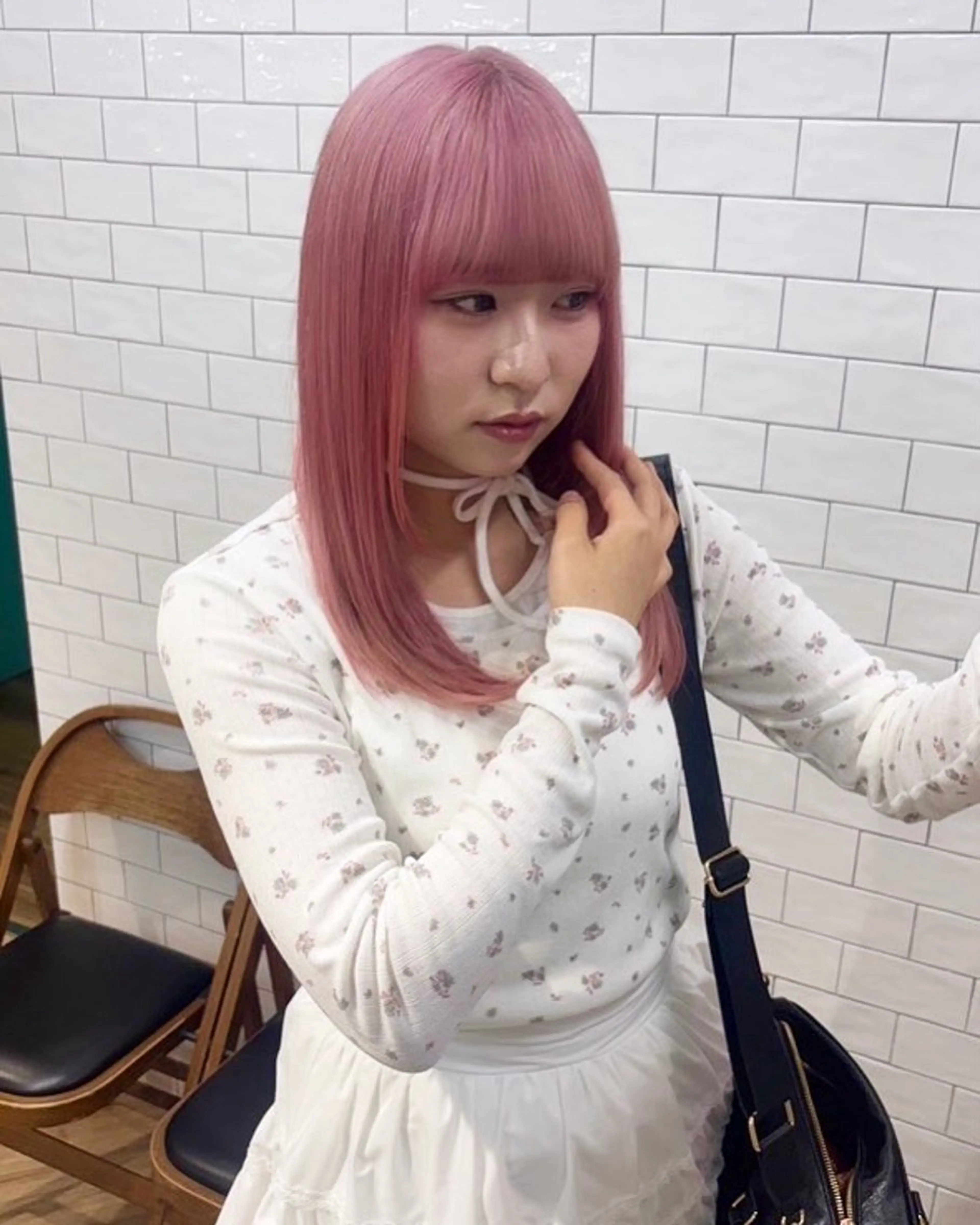 ロング カラー ダブルカラー ピンクカラー ニュアンス/透明感 /似合わせ綾人🌈のヘアスタイル