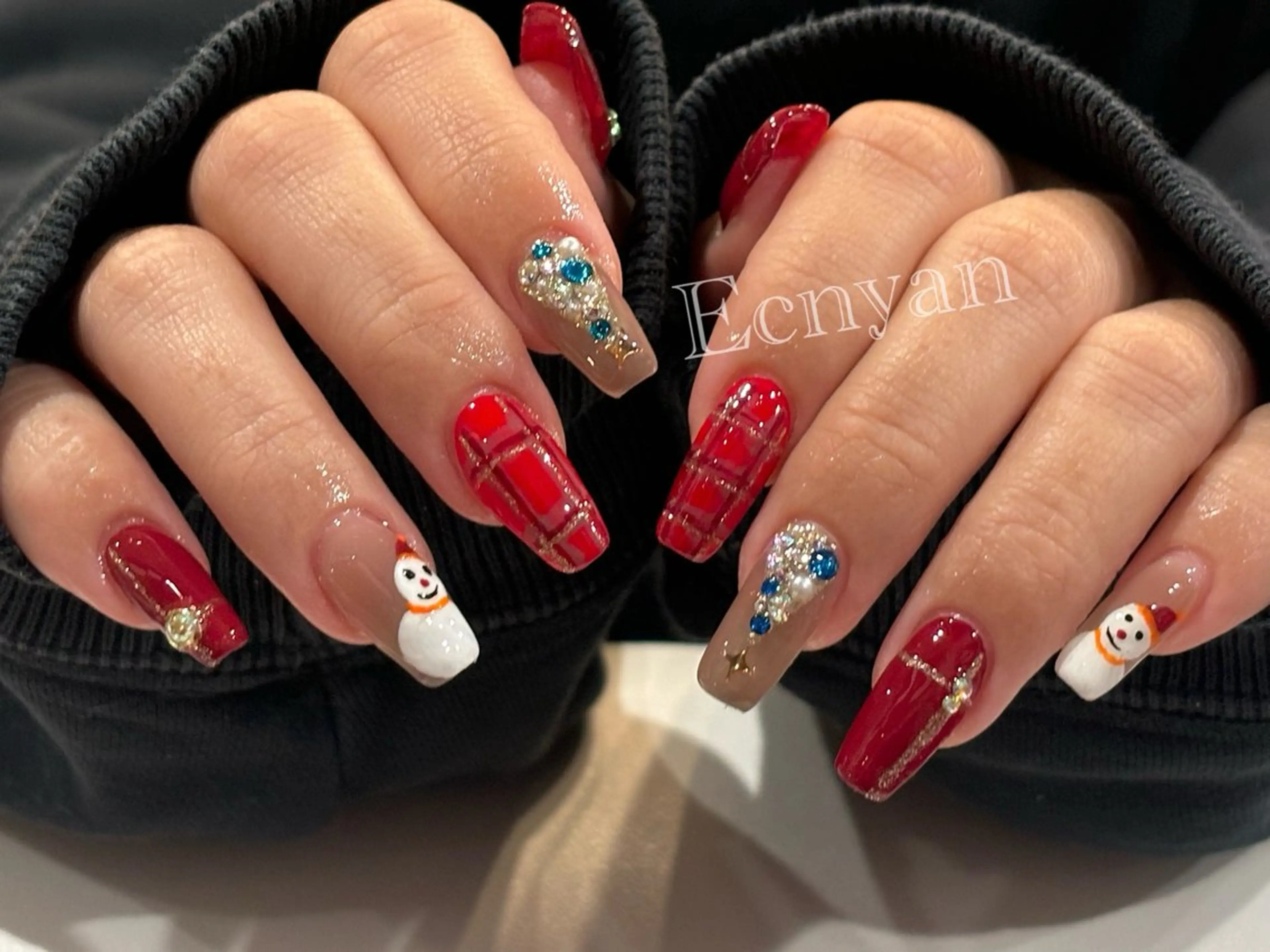 クリスマスお任せネイル💅絶対可愛いクリスマスネイル🎄ジェルオフ込の写真
