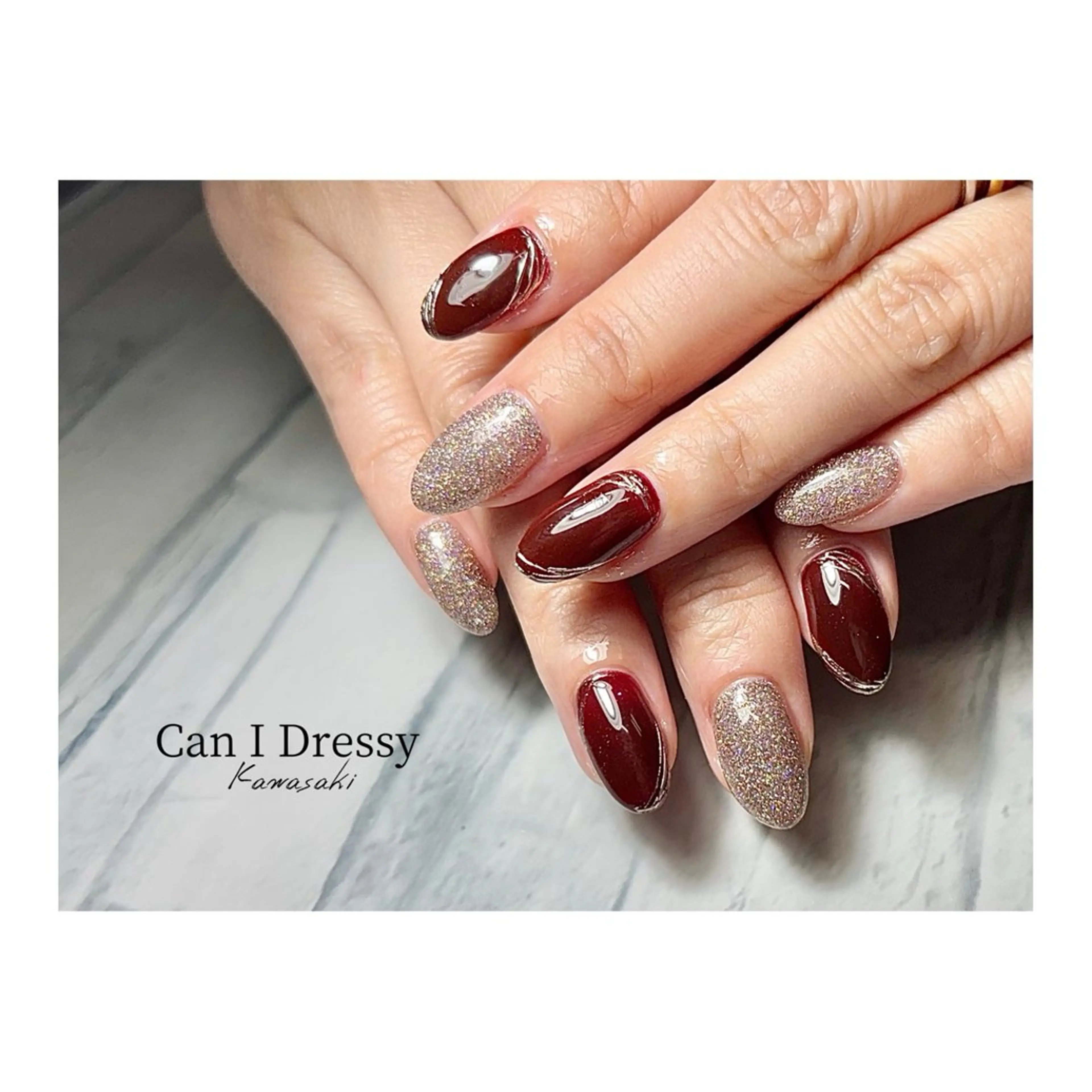 ネイル ハンドネイル Can I 川崎店 三島 久美子のネイルデザイン