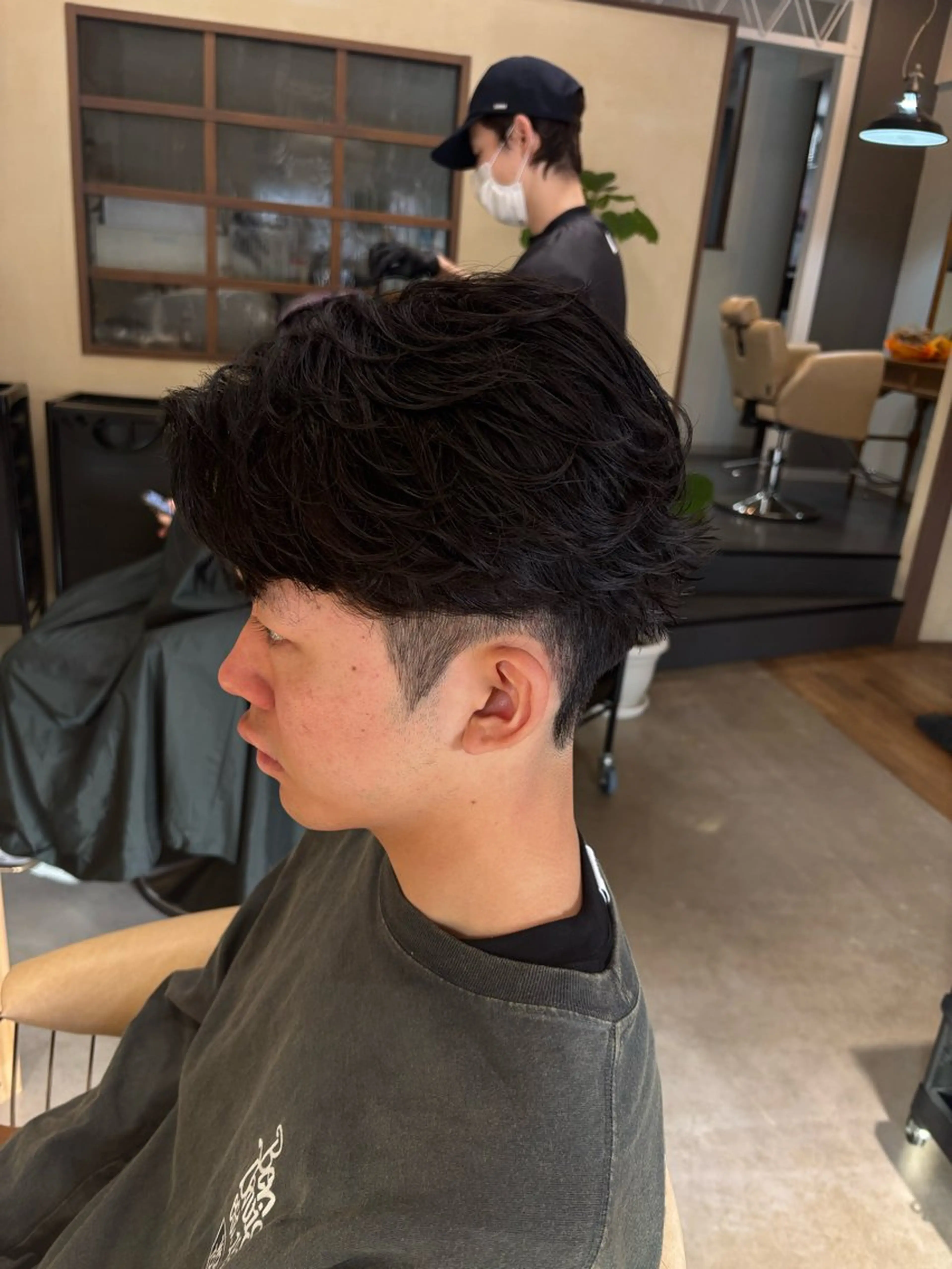 ショート メンズ カット パーマ 鹿児島 TSUBASAのヘアスタイル