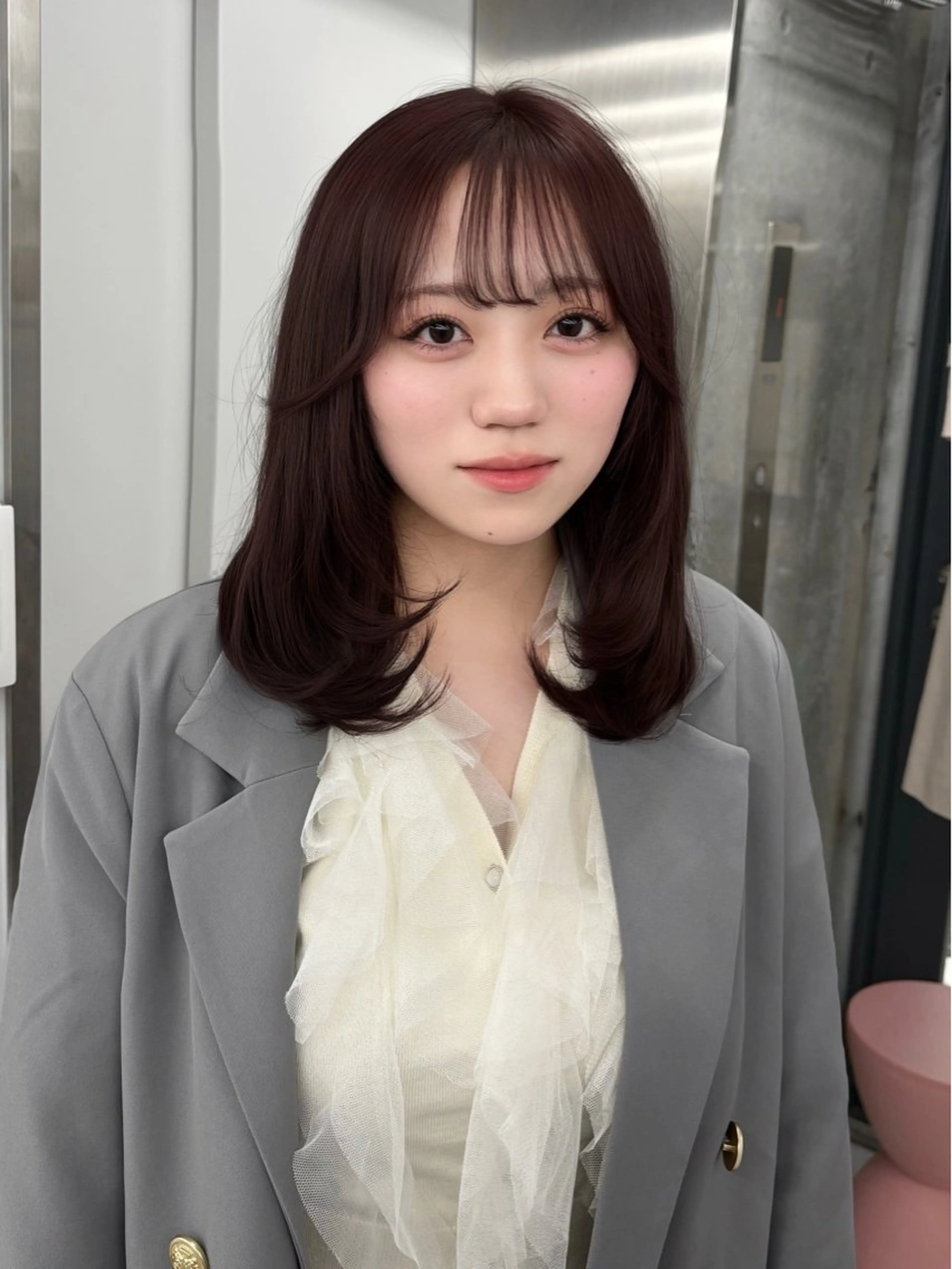 カラー NI表参道所属・Kana/韓国ヘア /暖色カラー🍒のヘアスタイル