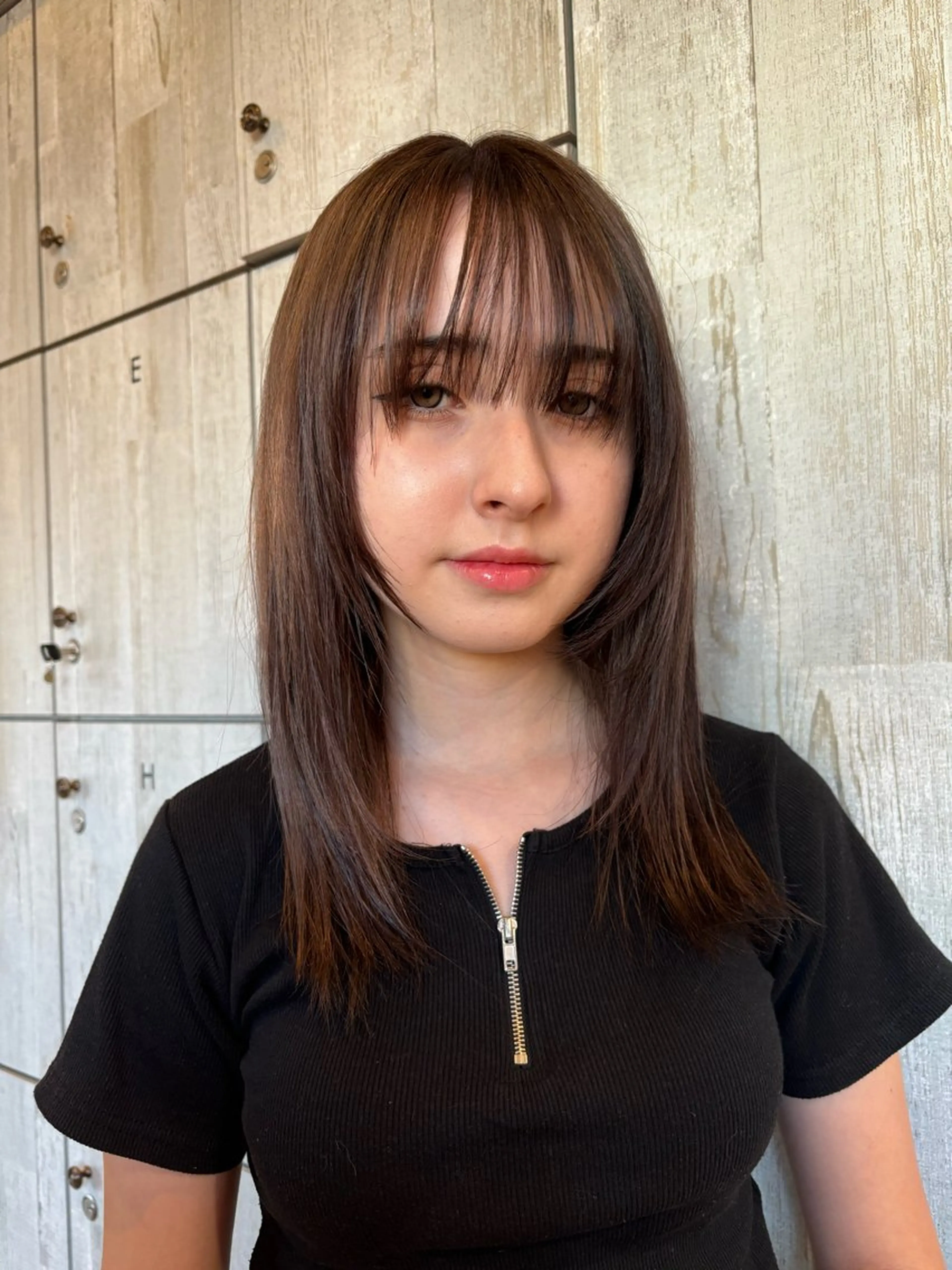 セミロング カラー .5 by soleil 小松店のヘアスタイル