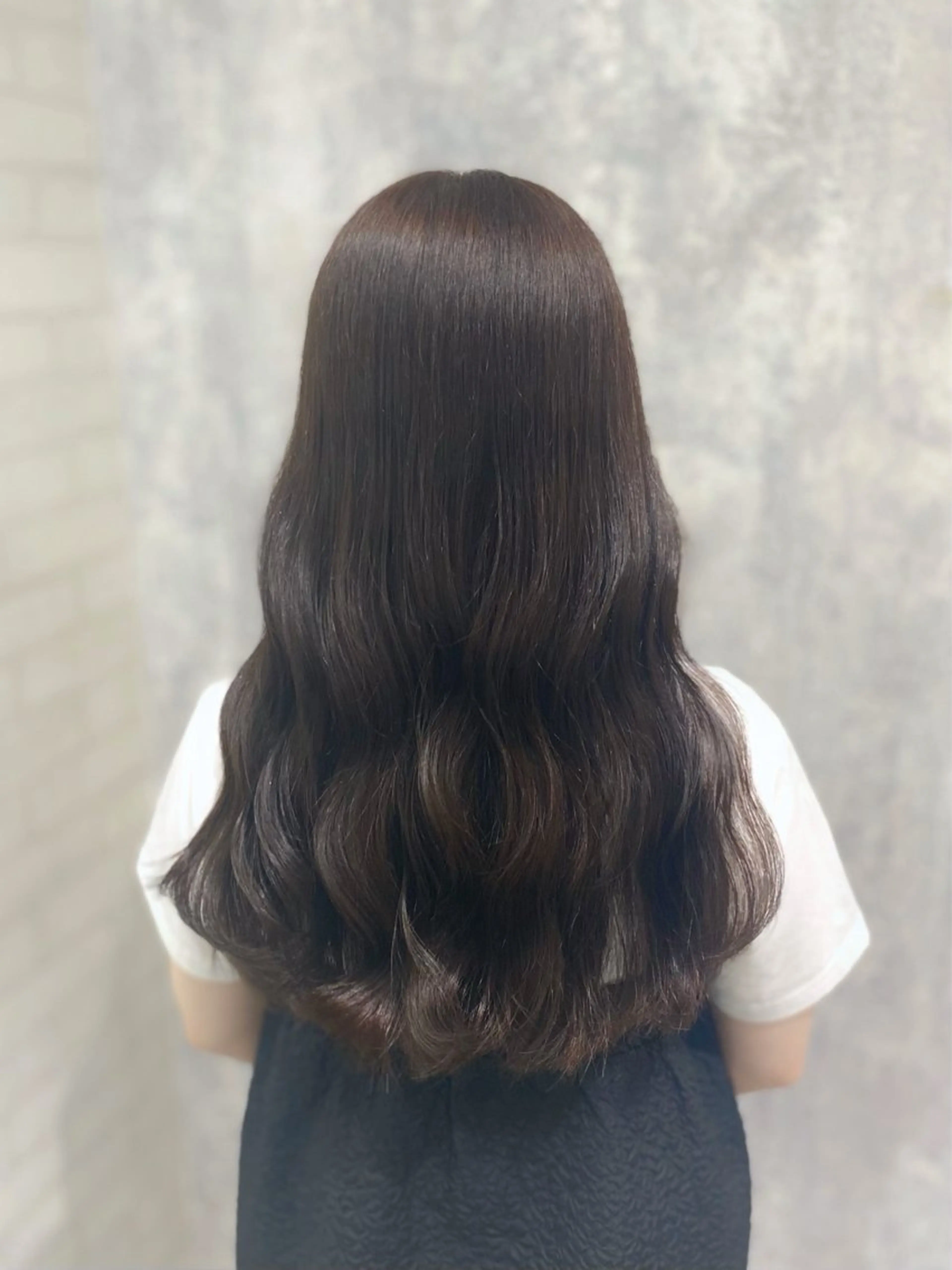 ロング カラー 透明感カラー カット ヘアカラー トリートメント shiori/透明感 /顔周り/髪質改善のヘアスタイル