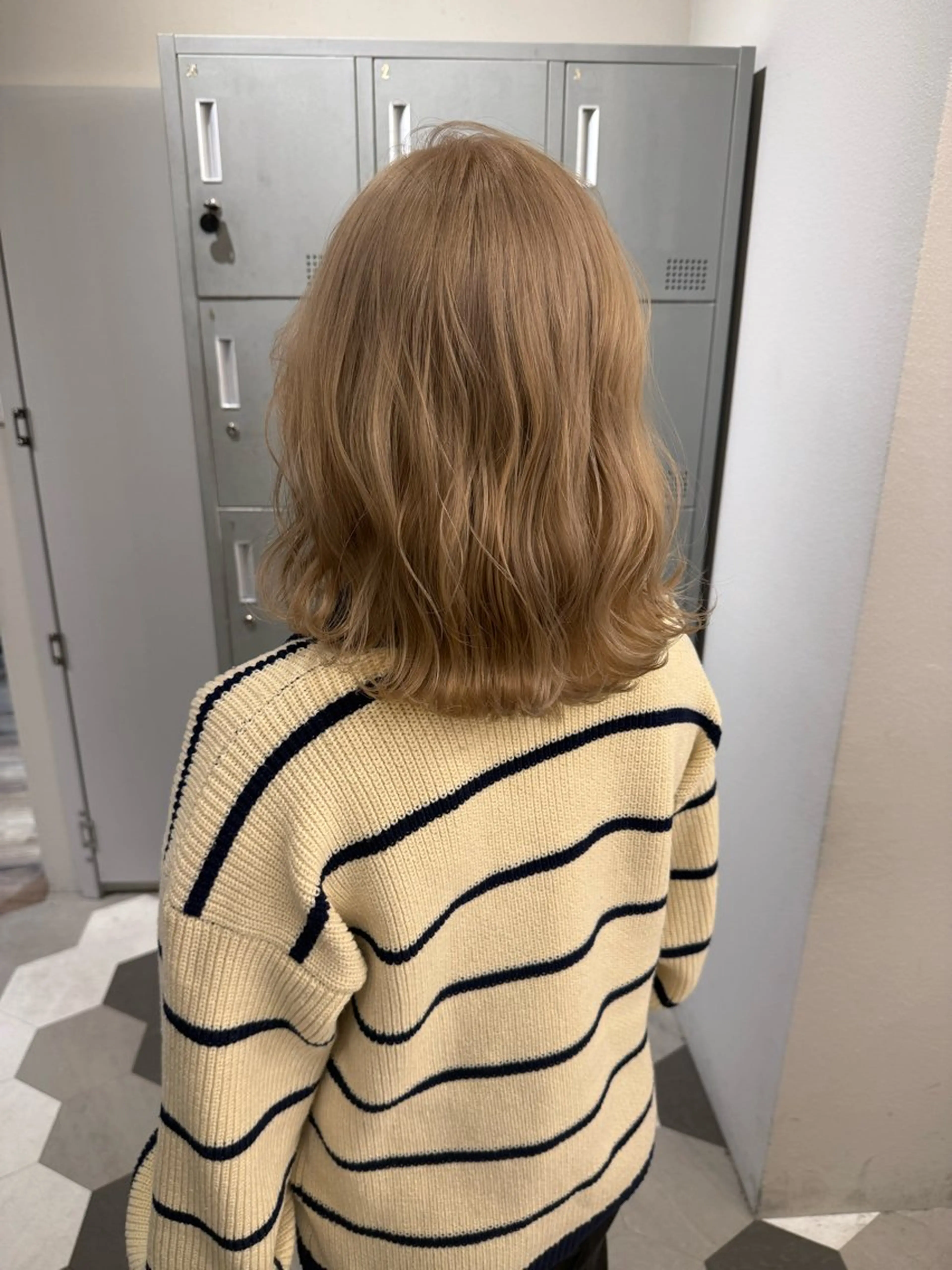 ミディアム カラー ヘアカラー ブリーチ/アレンジ 天満/chihiroのヘアスタイル