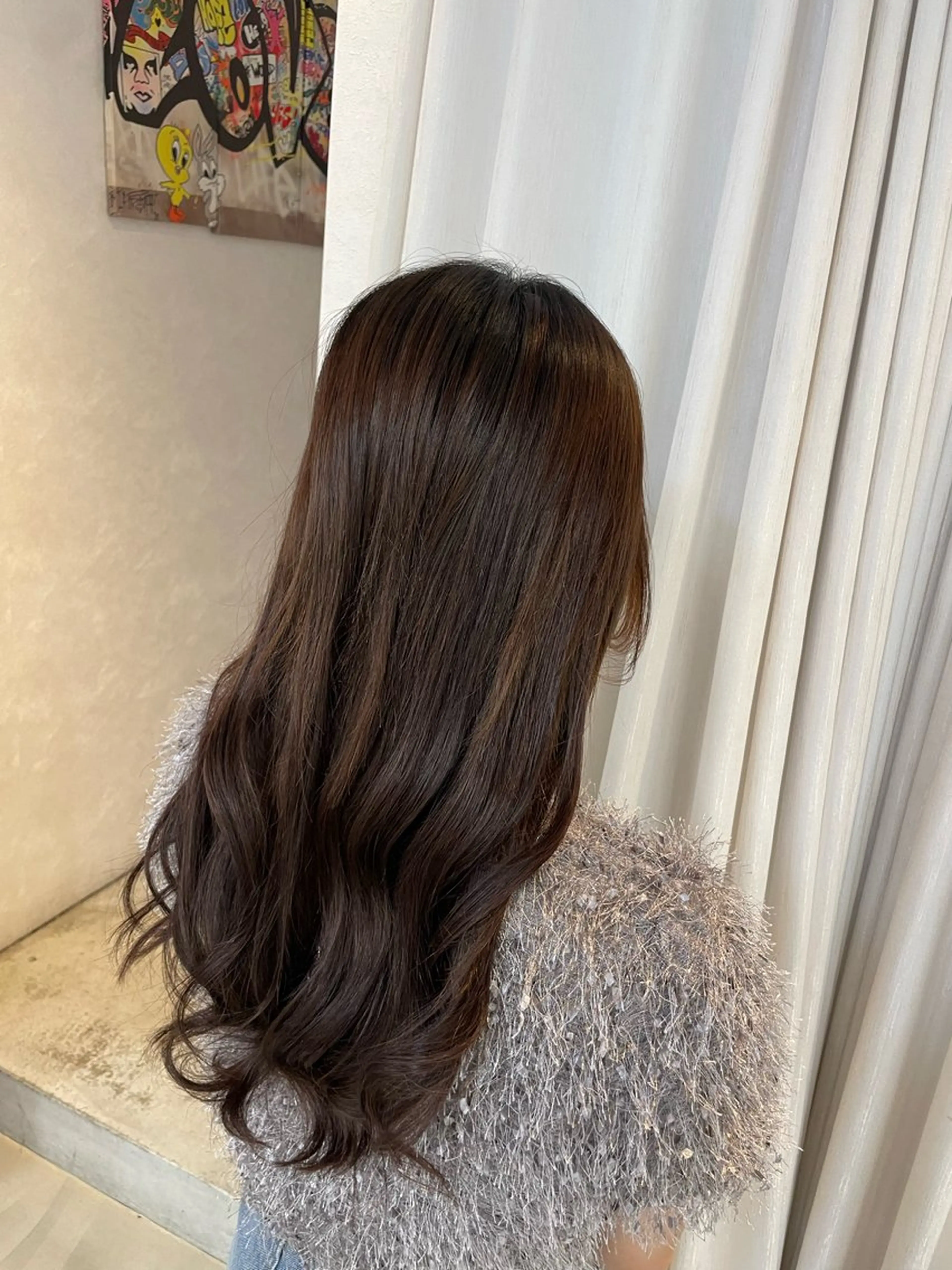 ロング シールエクステ エクステ 安井まゆ _Box mico.のヘアスタイル