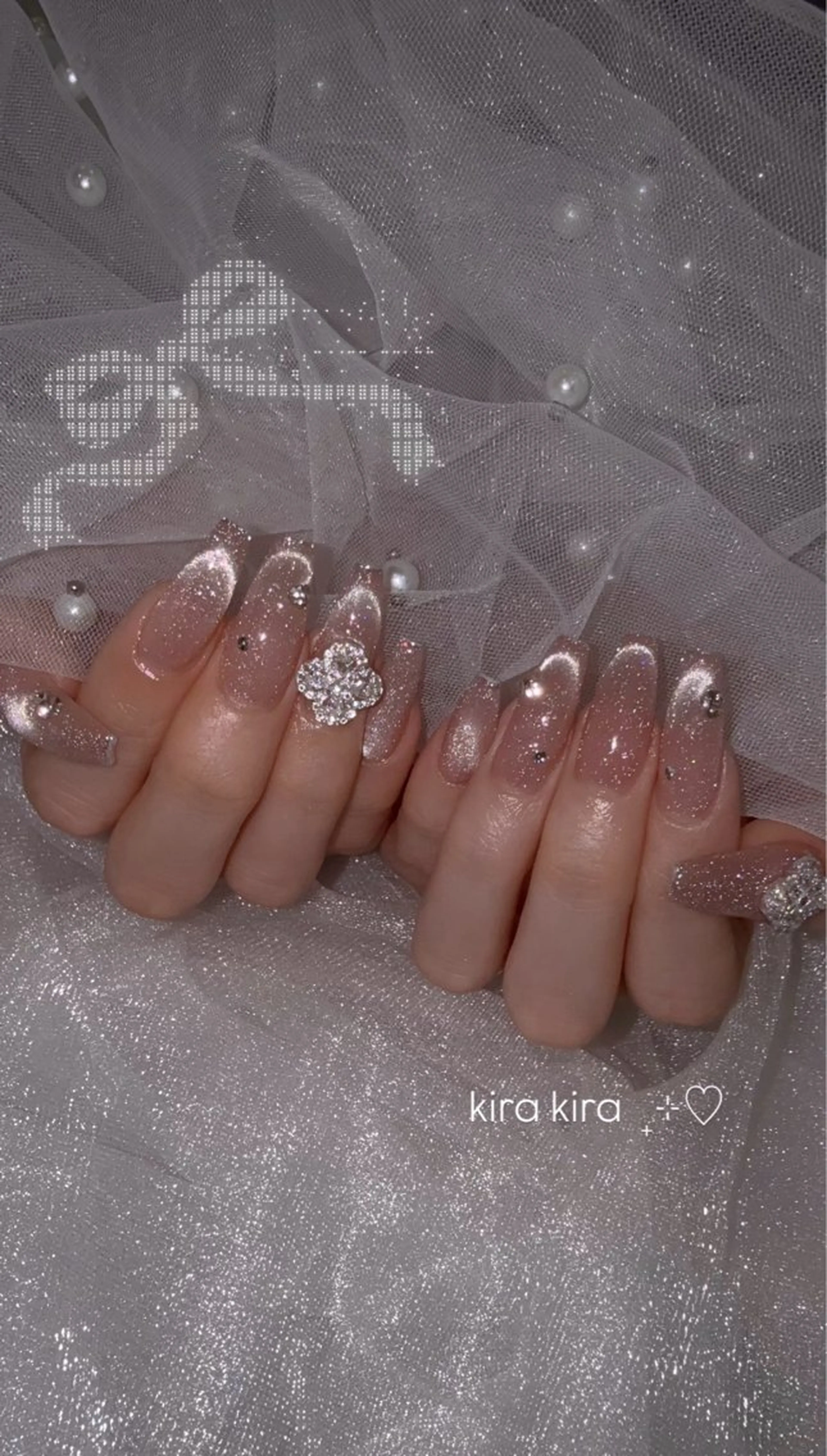 ネイル ハンドネイル N'  nail所属・miya ♡ˎˊ˗ 韓国/キラキラのネイルデザイン