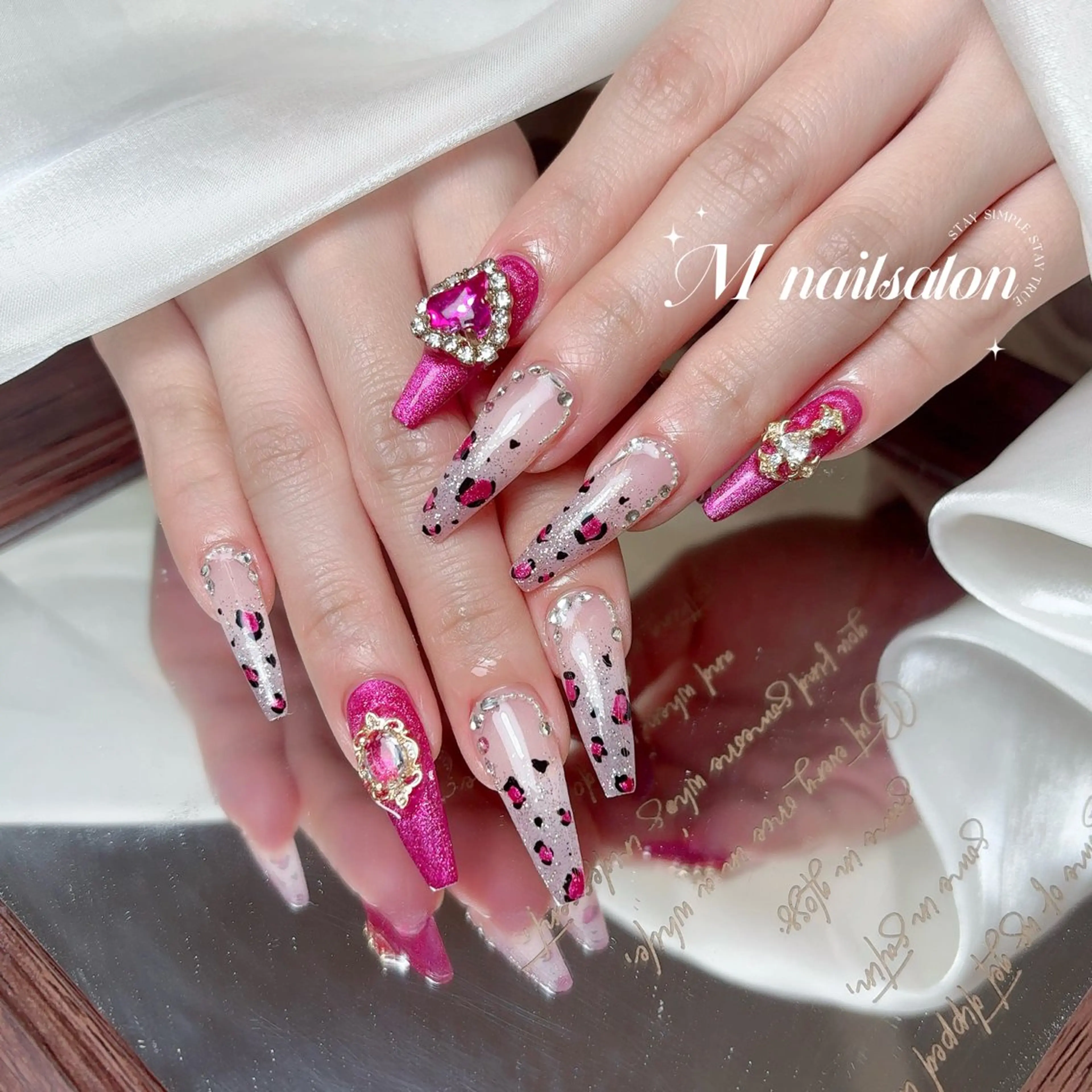 ネイル ハンドネイル M🌷nail 長さだし専門店のネイルデザイン
