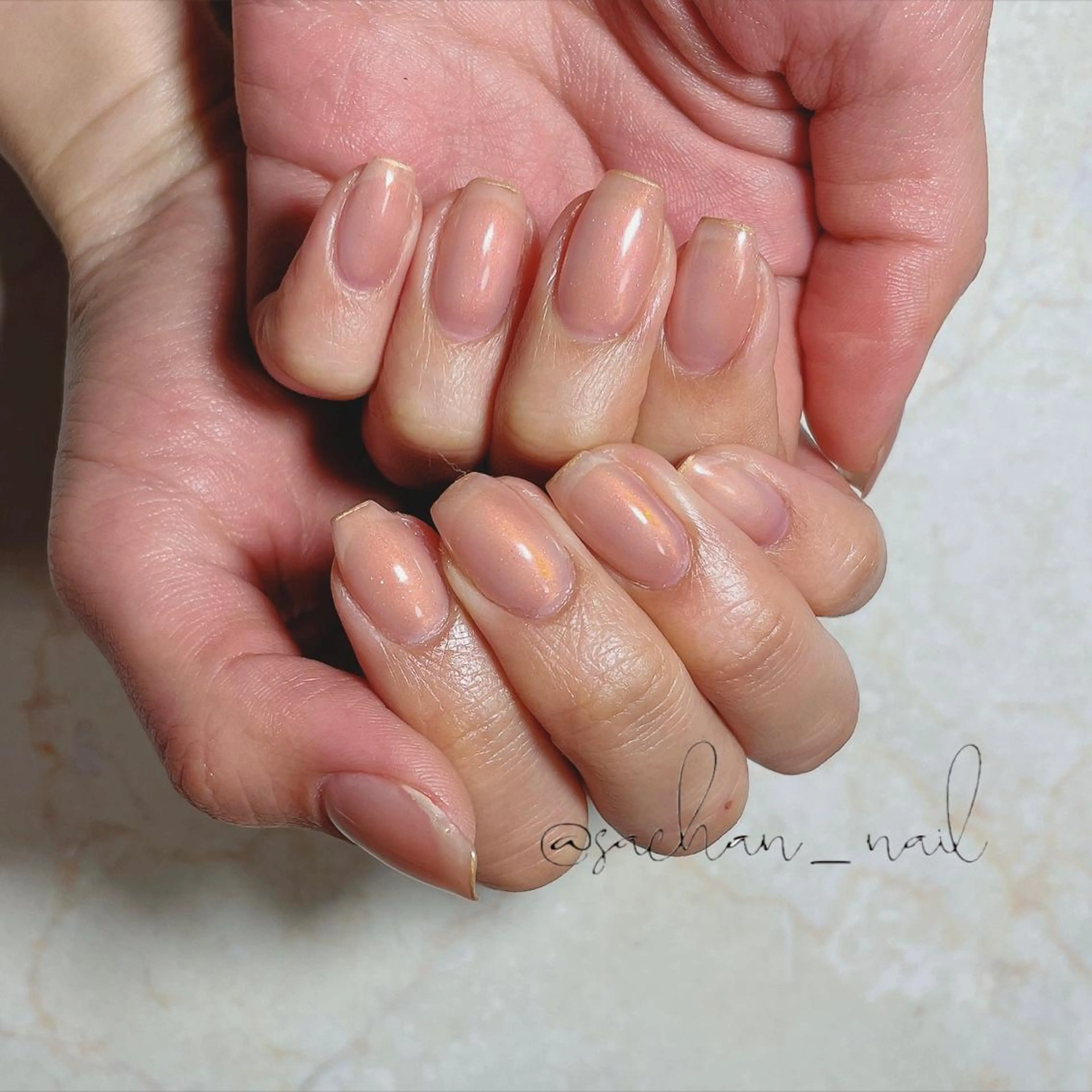 ネイル オーロラネイル ハンドネイル Sukegawa Satsukiのネイルデザイン