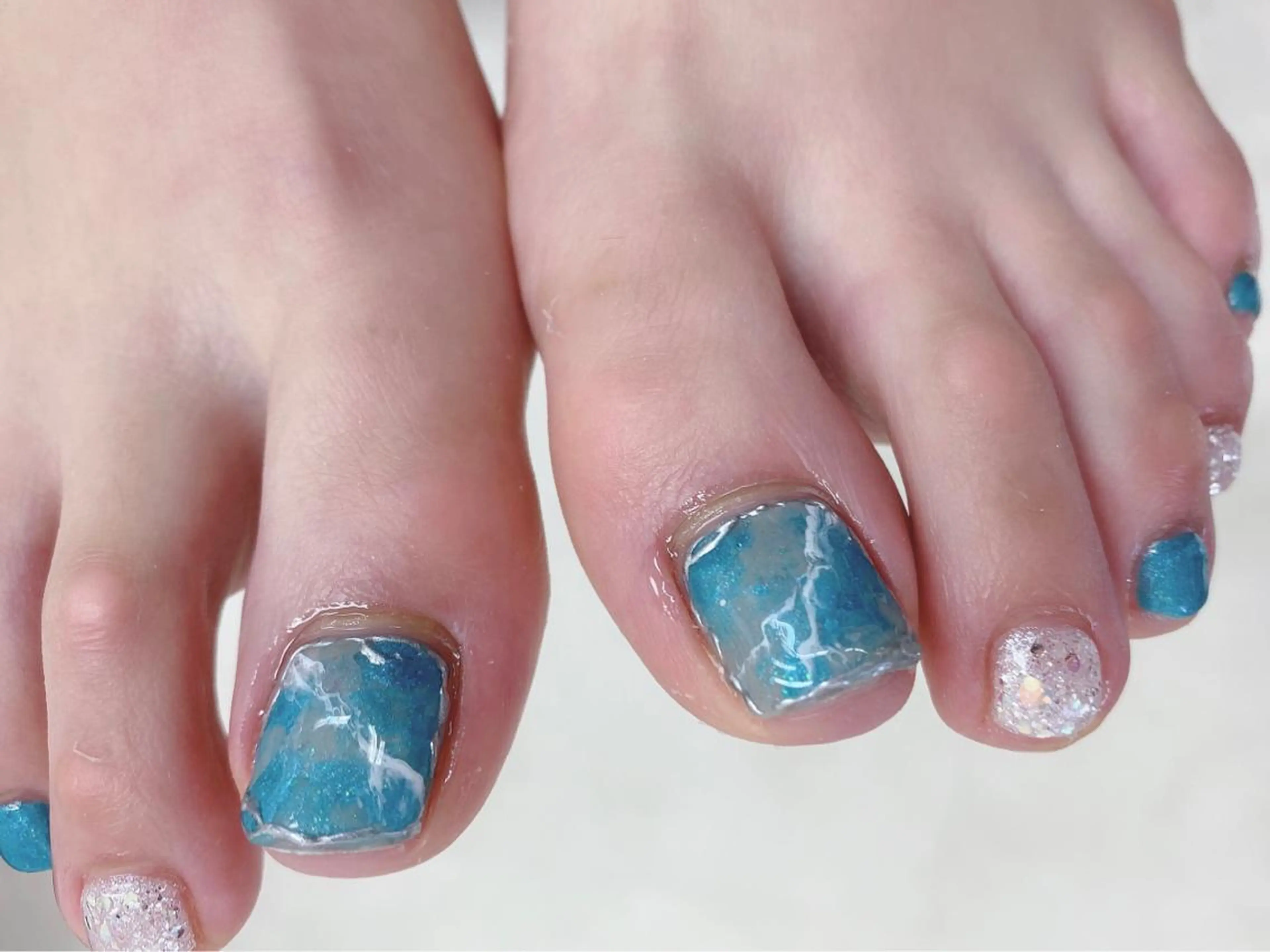 ショート フットネイル JNA認定講師🌸 RIEのネイルデザイン