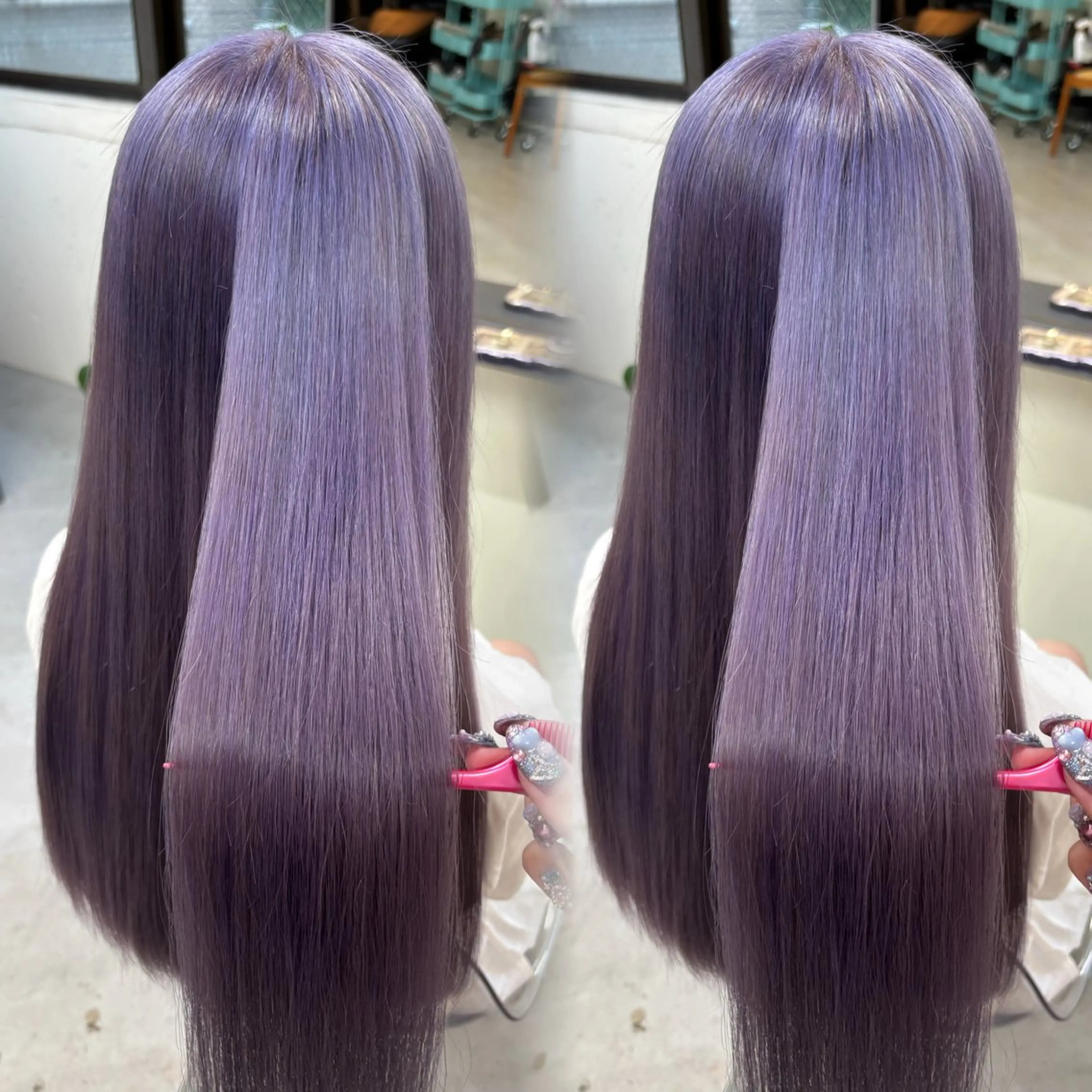 ロング chihiro🎀 pinkcolorのヘアスタイル