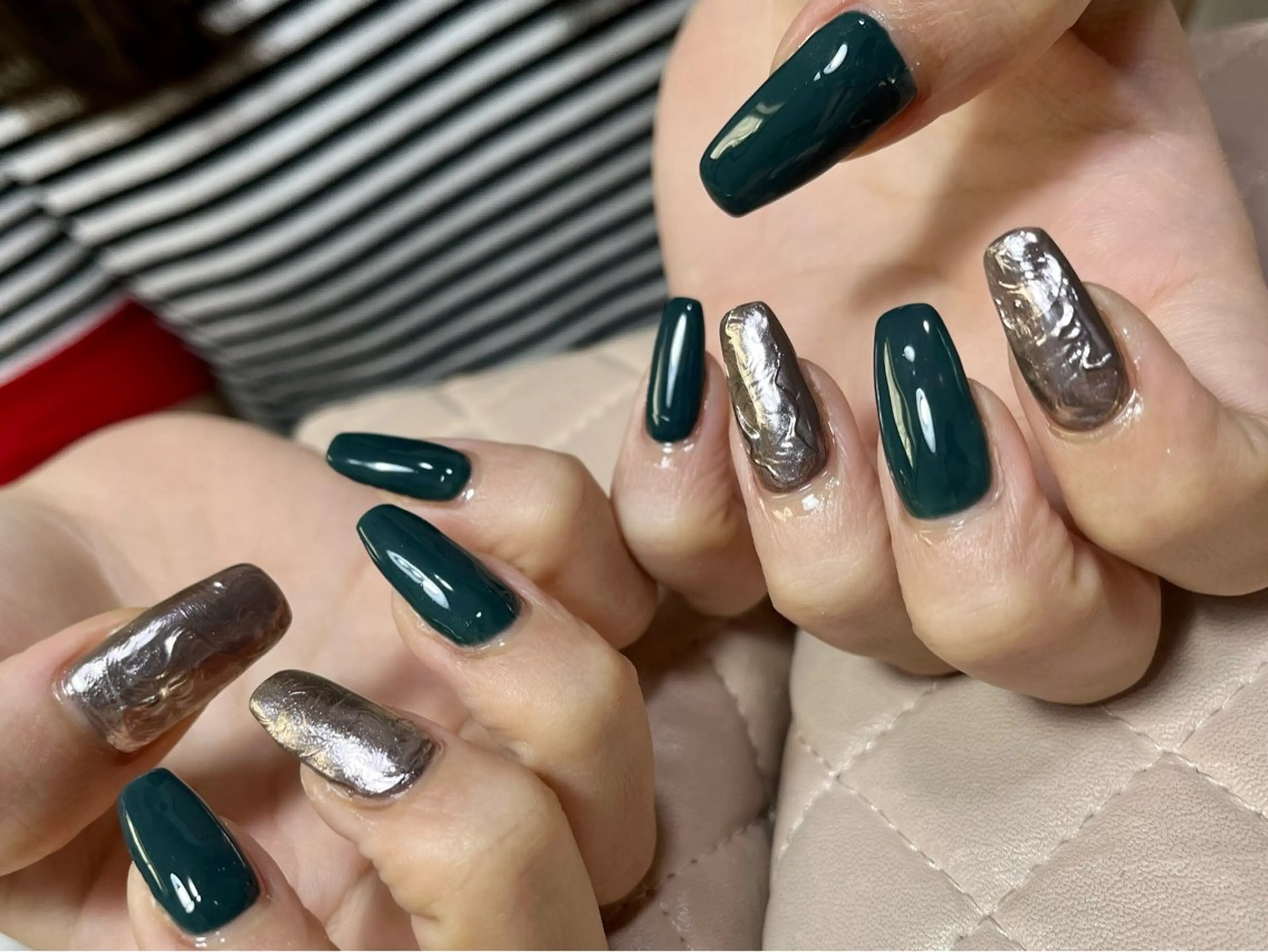 ネイル ハンドネイル goldgleams ちなのネイルデザイン