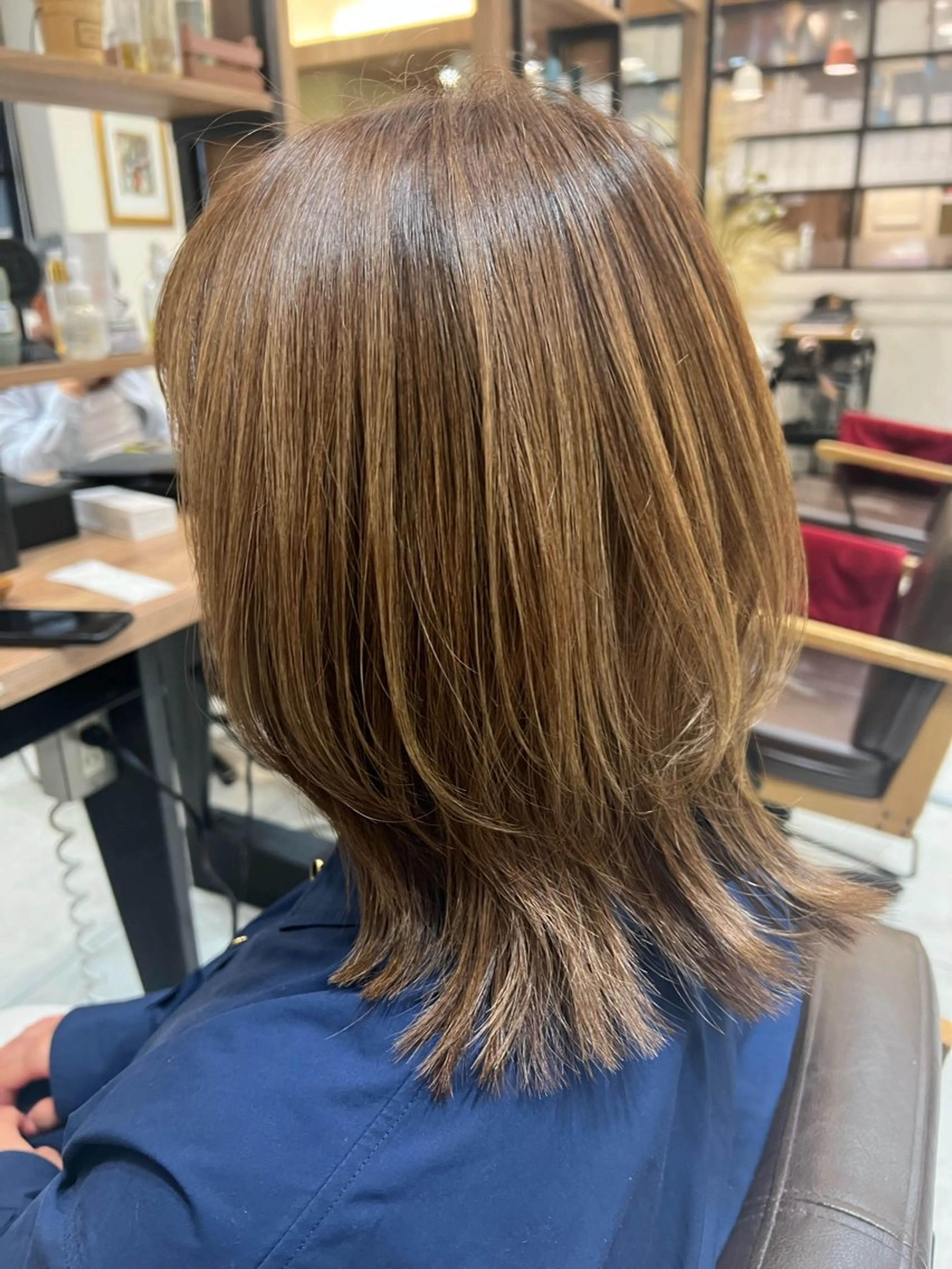 ミディアム くびれヘア 似合わせスタイル🫧 木村夏暢のヘアスタイル