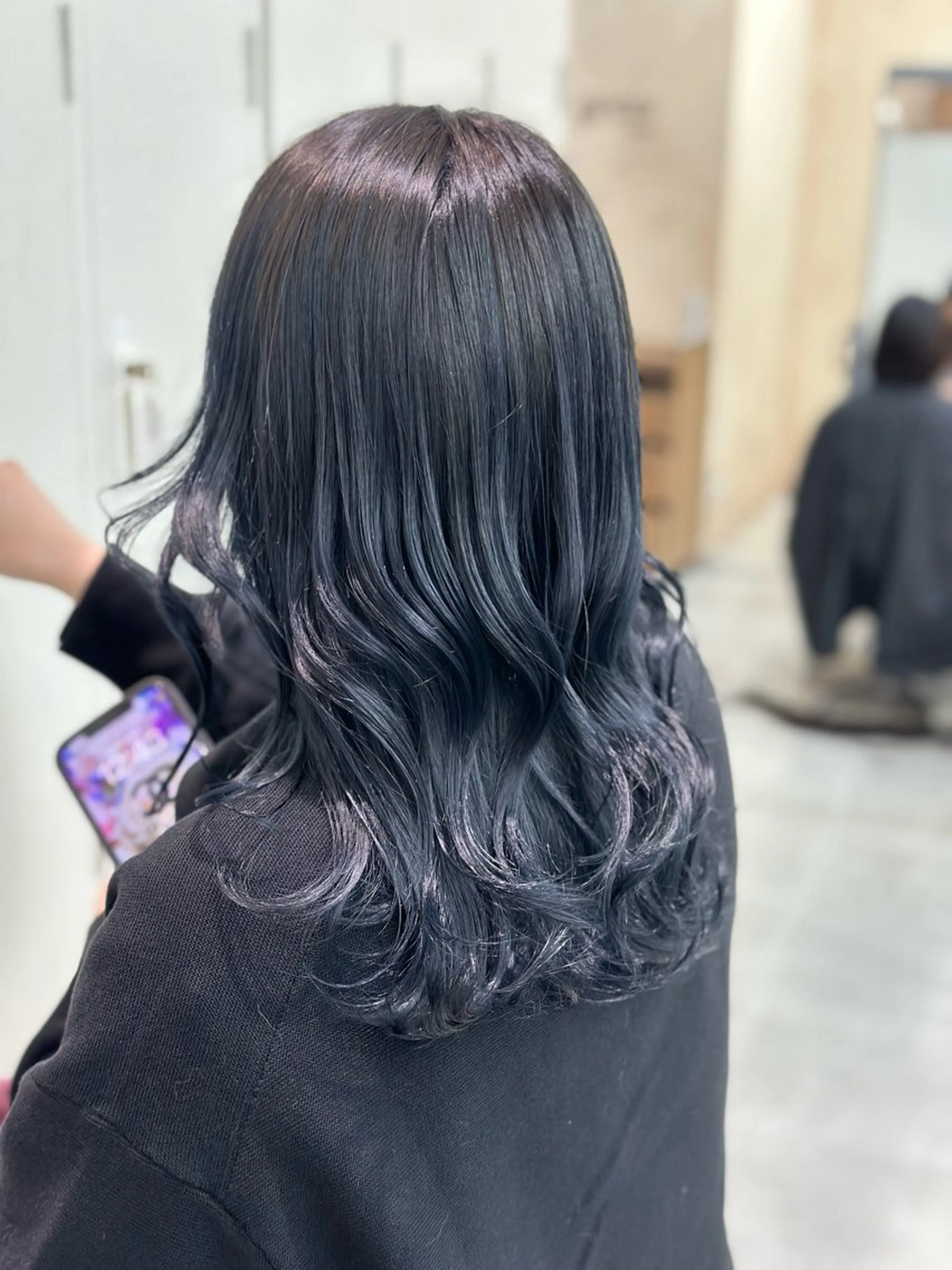 セミロング カラー 🤍透明感カラー🤍 Moeのヘアスタイル