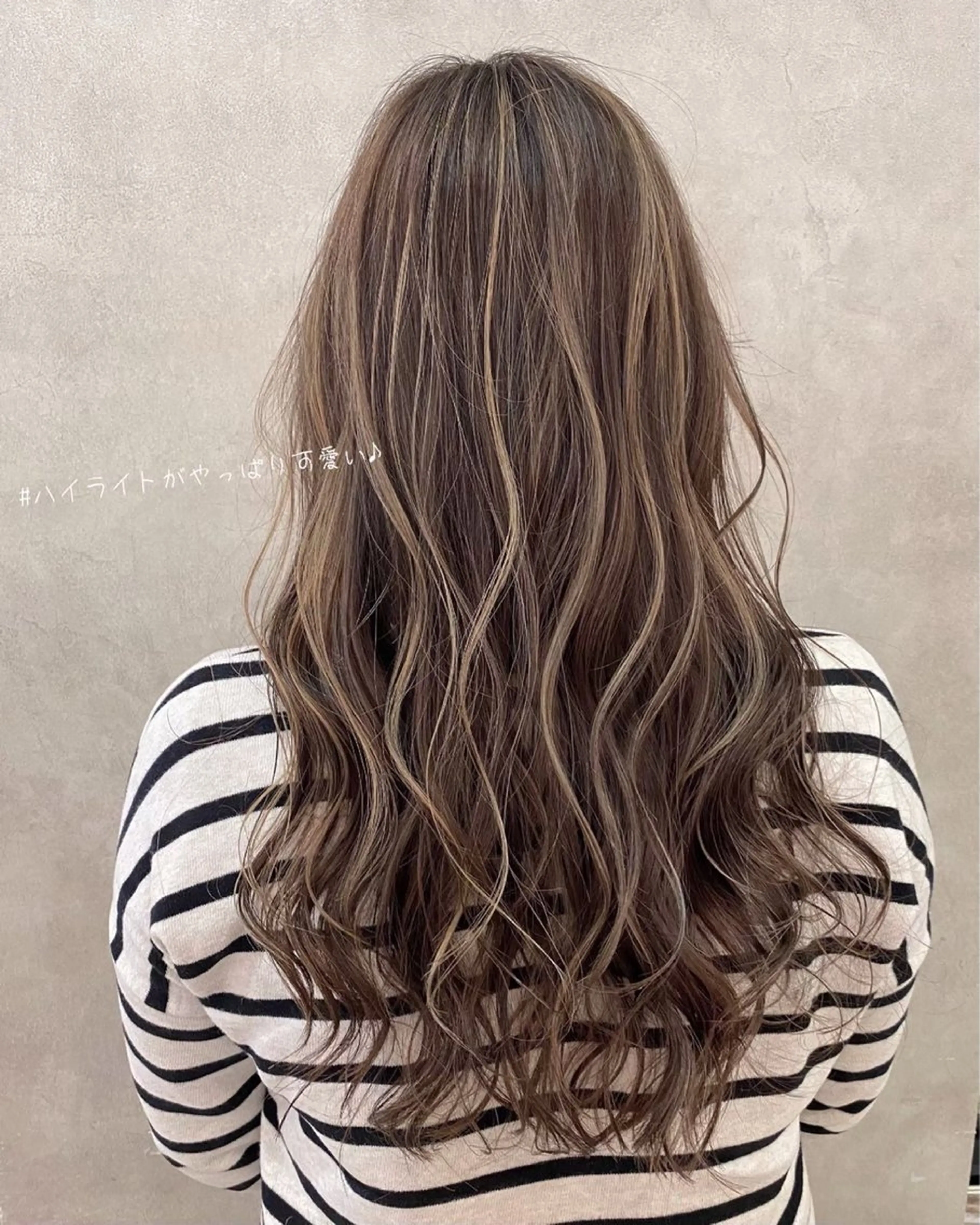 セミロング ハイライト 三石 翔太のヘアスタイル