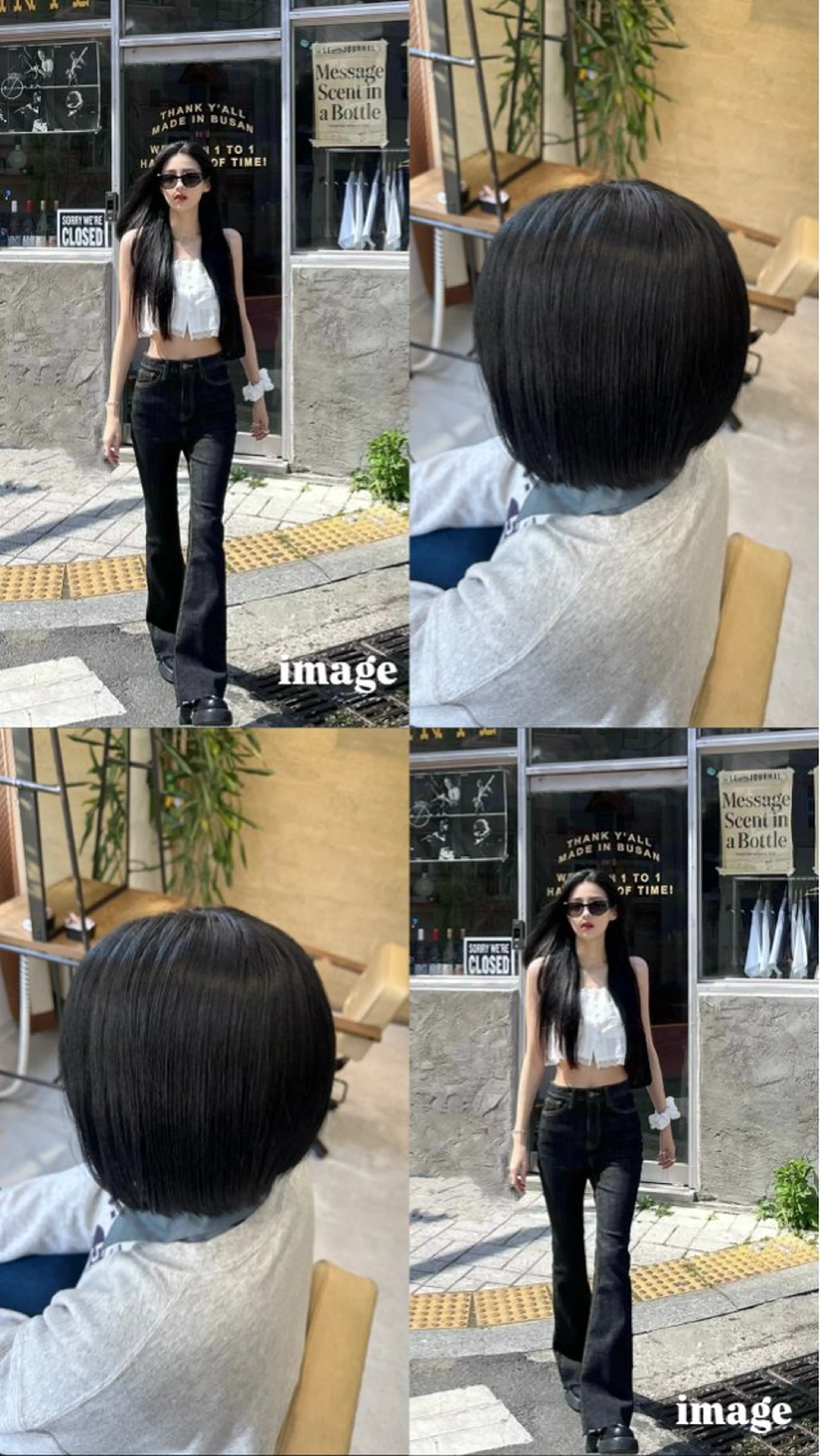 ショート カラー ブリーチ ヘアカラー Ouka/Wカラー/ 大人艶カラーのヘアスタイル