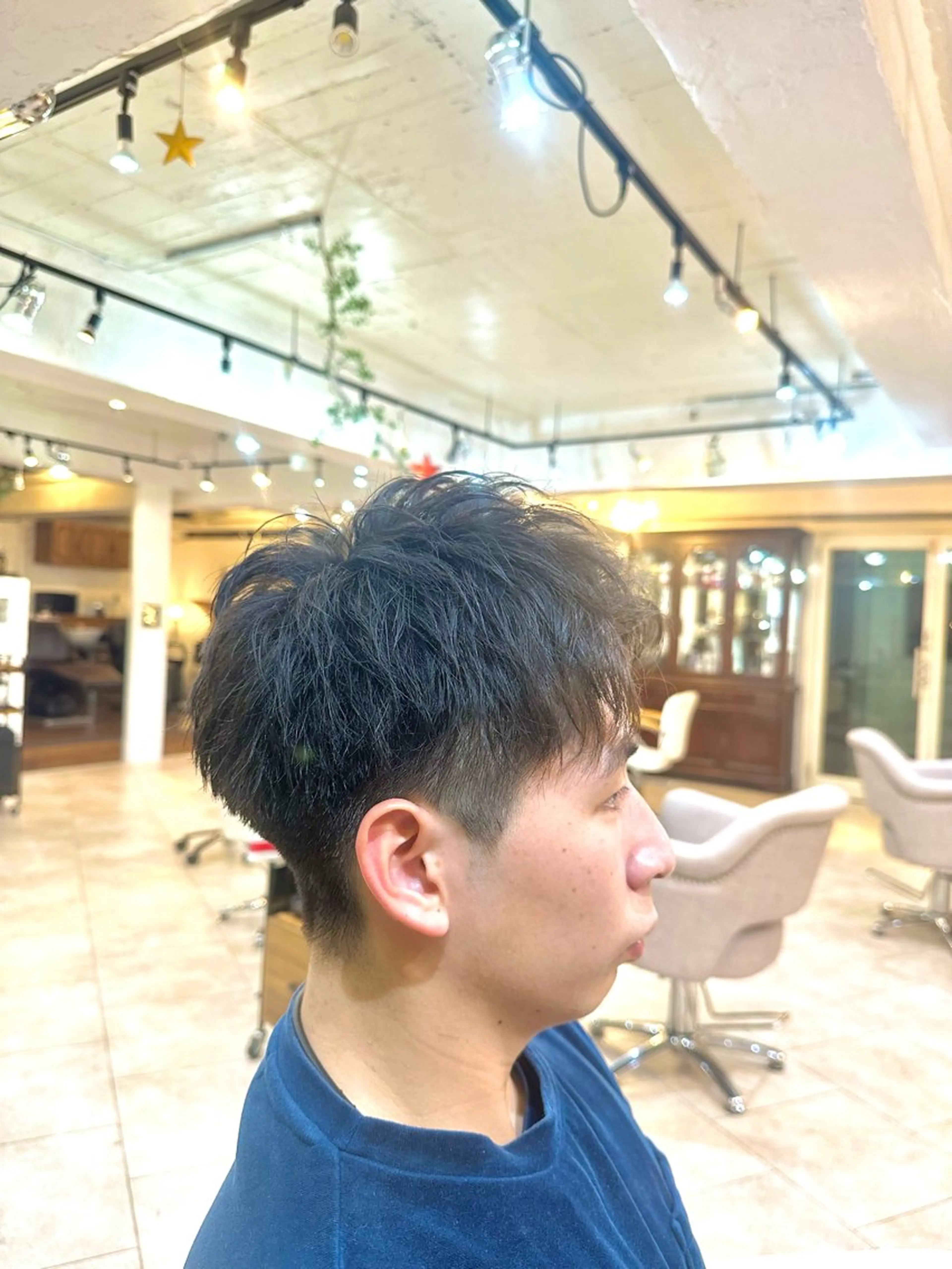 メンズ スパイキー/ ピンパーマ/緑川雄也のヘアスタイル