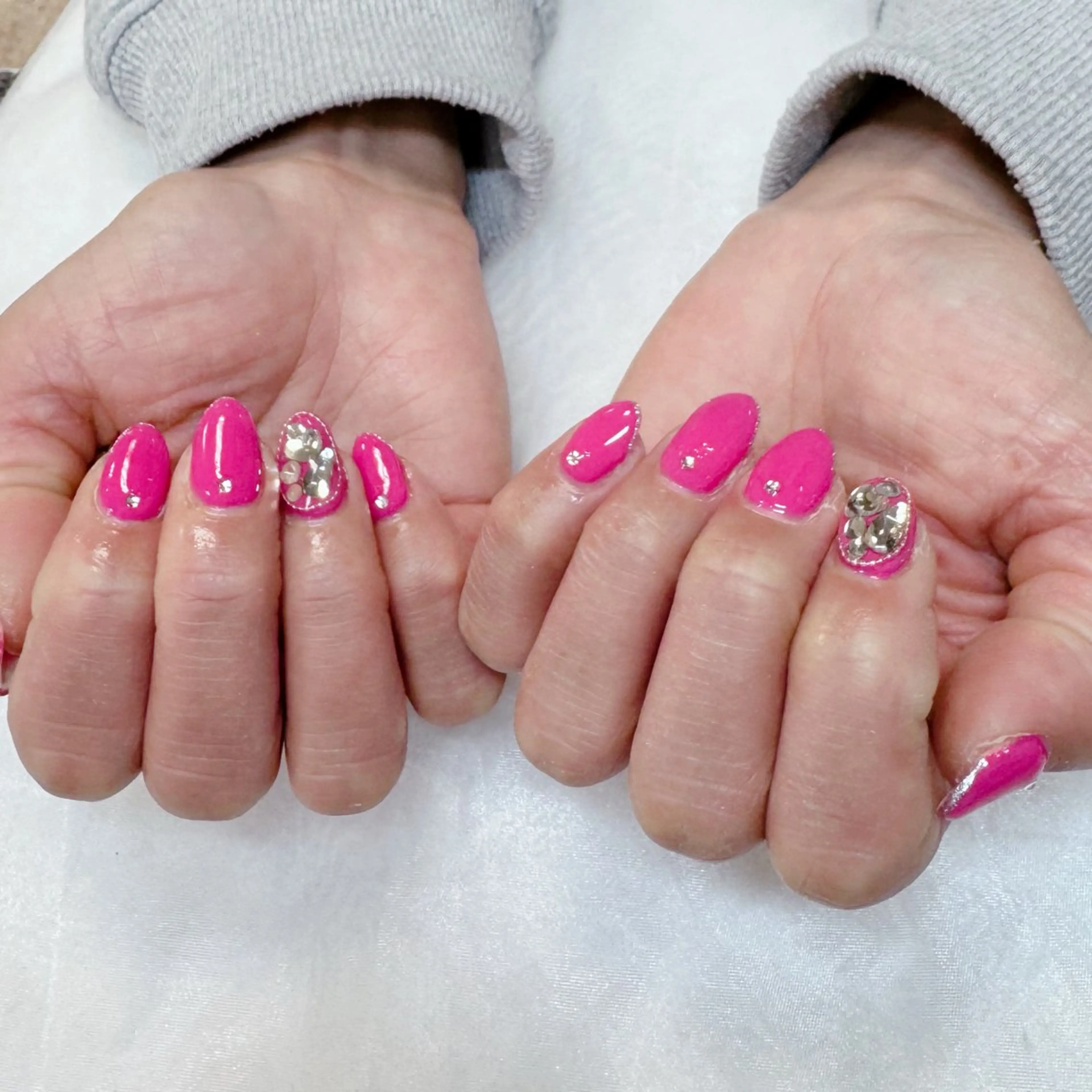 ネイル キラキラネイル ピンク maruyasu. yのネイルデザイン