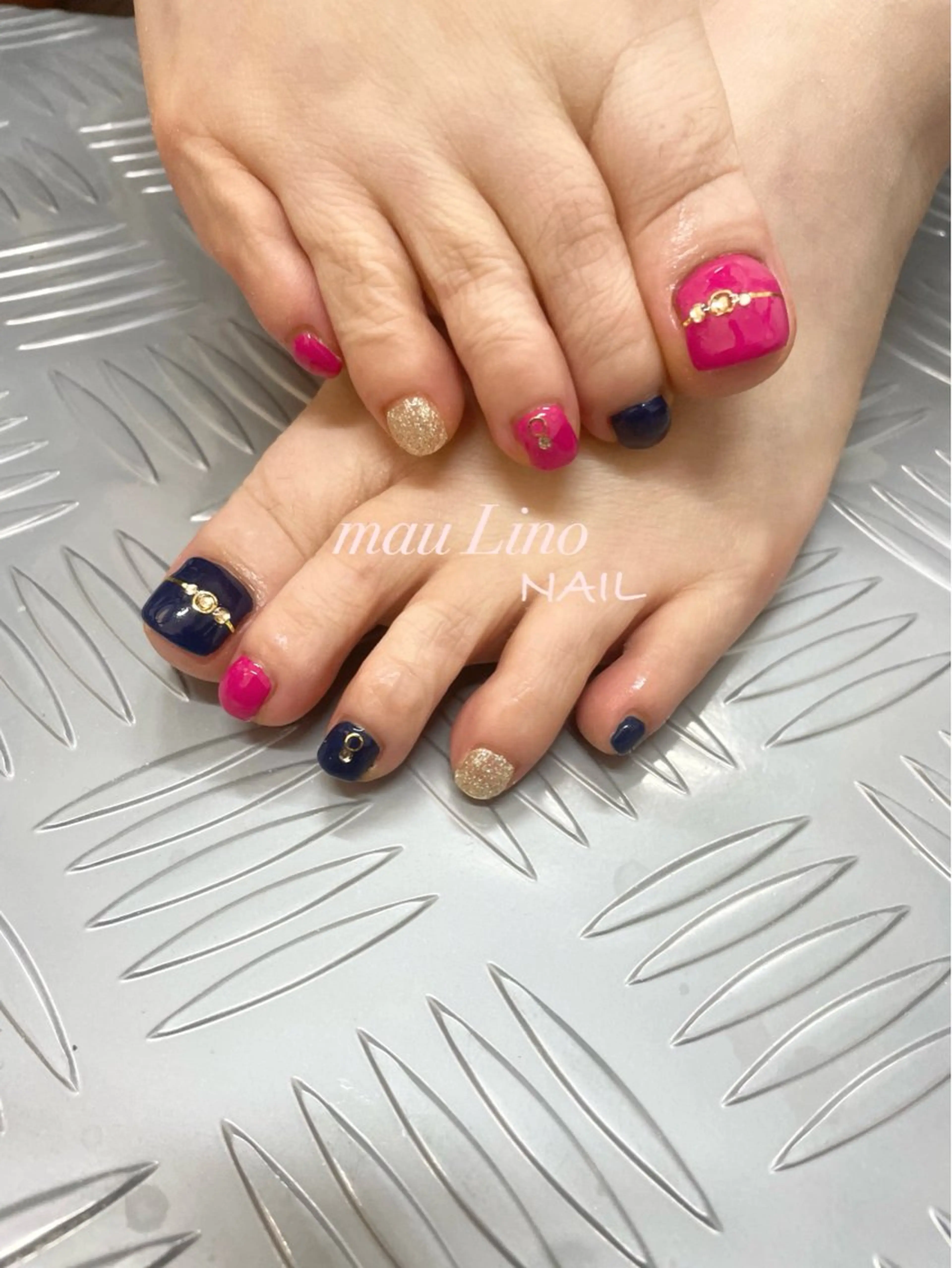 ネイル フットネイル mau Lino    NAIL所属・GELo nail~#19~のネイルデザイン