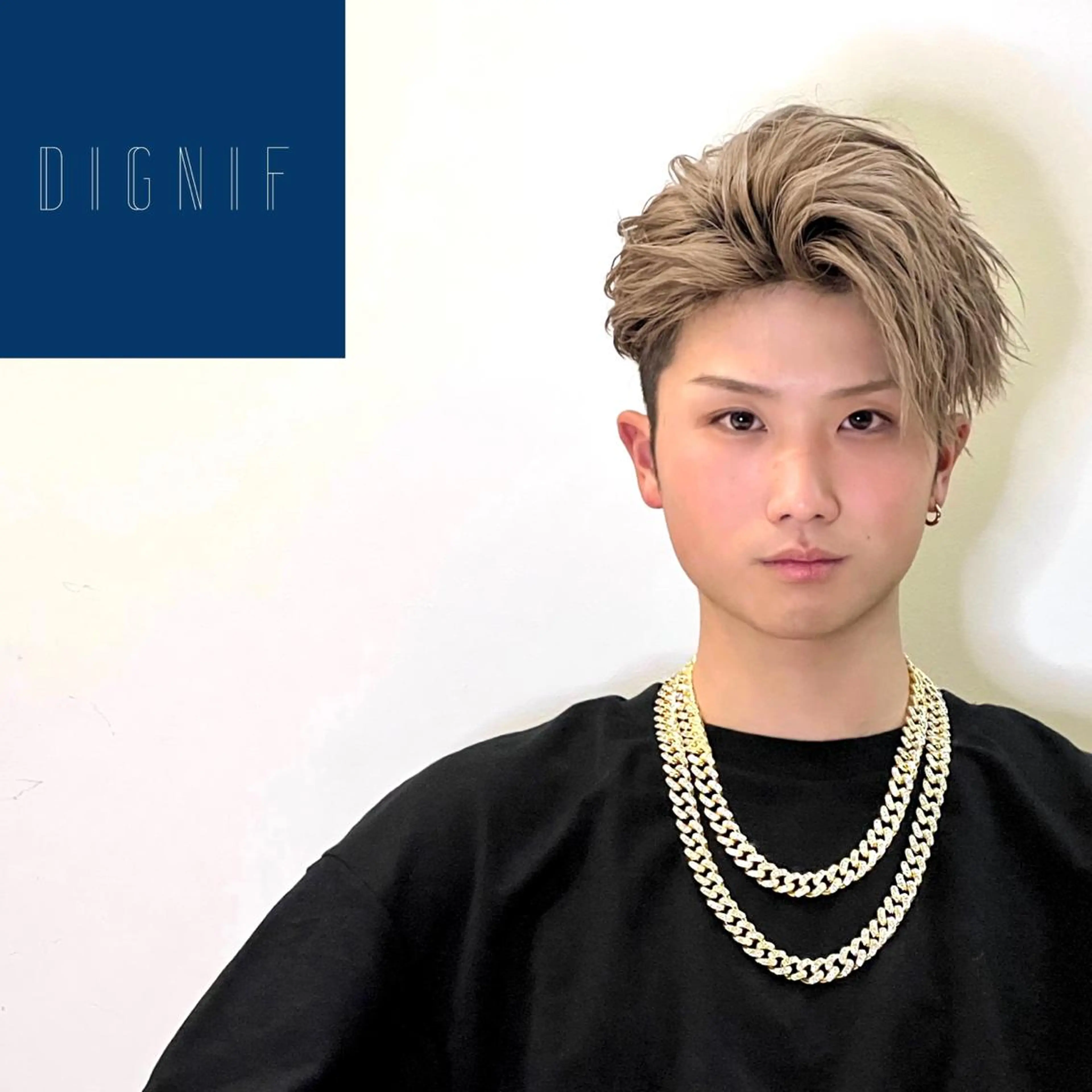 カラー メンズ アップバング カット ヘアカラー トリートメント メンズ専門　井藤 雅也のヘアスタイル