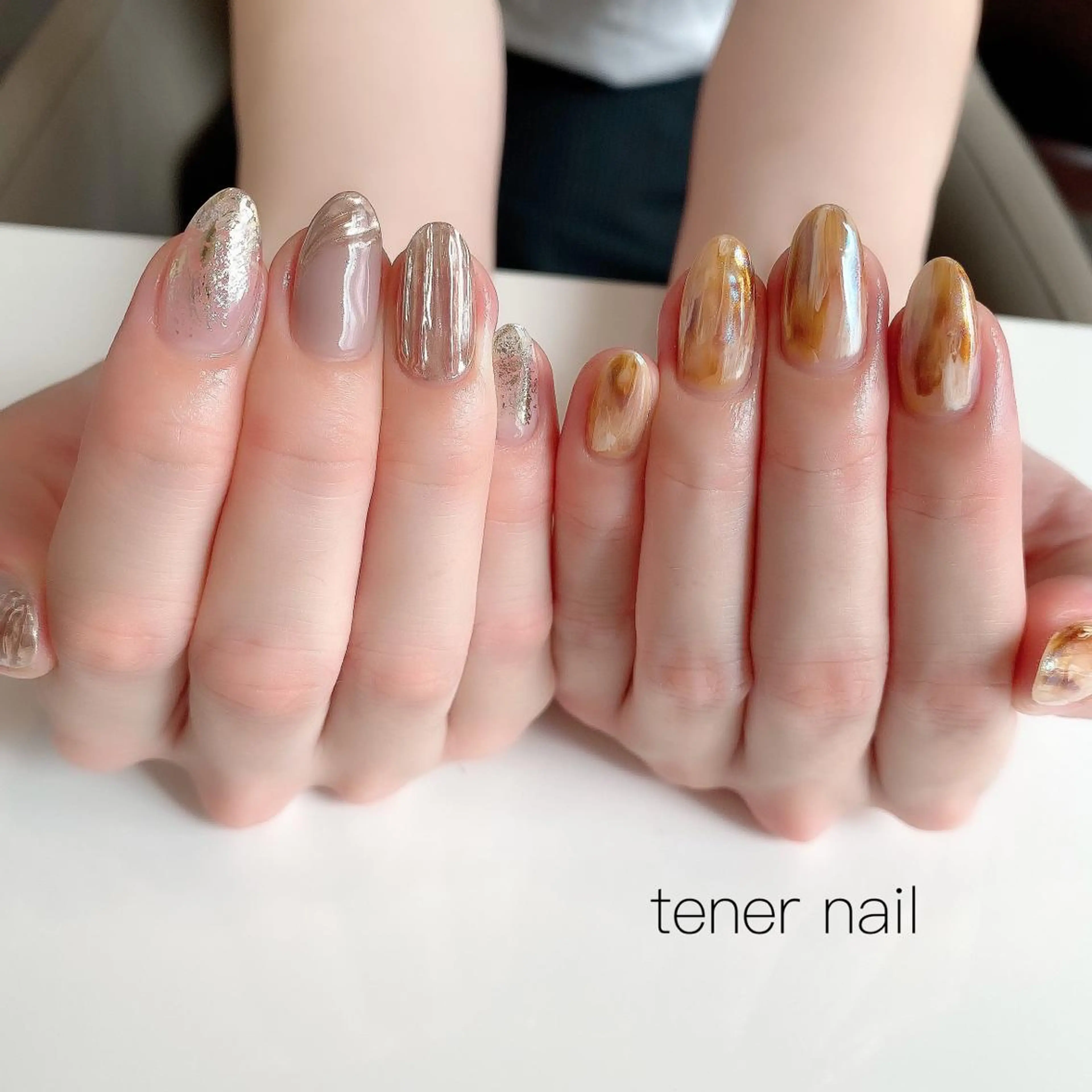 ネイル べっ甲ネイル tener  nail  テネルネイル所属・テネルネイル tener nailのネイルデザイン