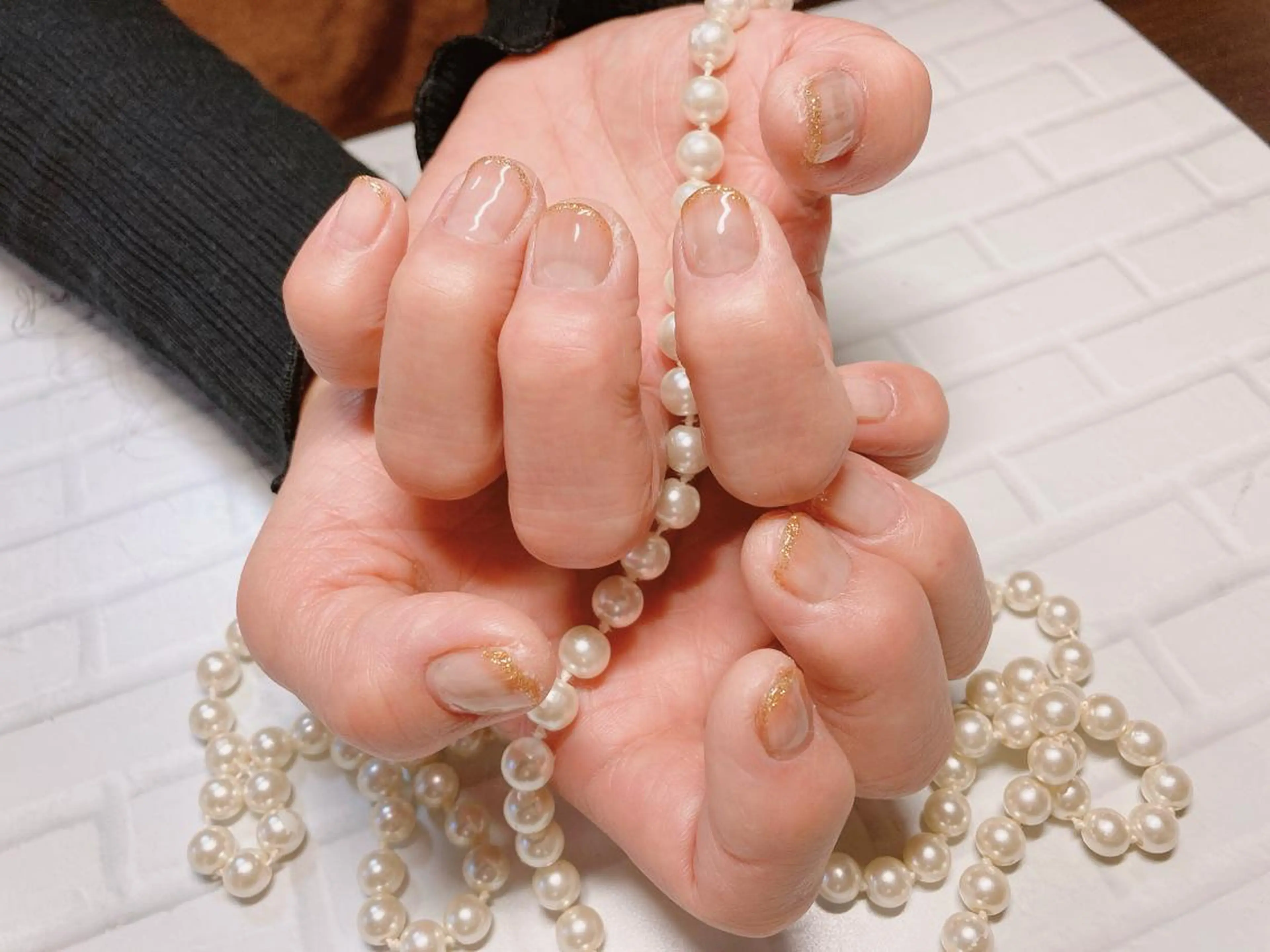 ネイル ゴールド ハンドネイル ハンドケア ネイルサロン HARRYS所属・ネイル･脱毛サロン HARRYSのエステ・リラクイメージ