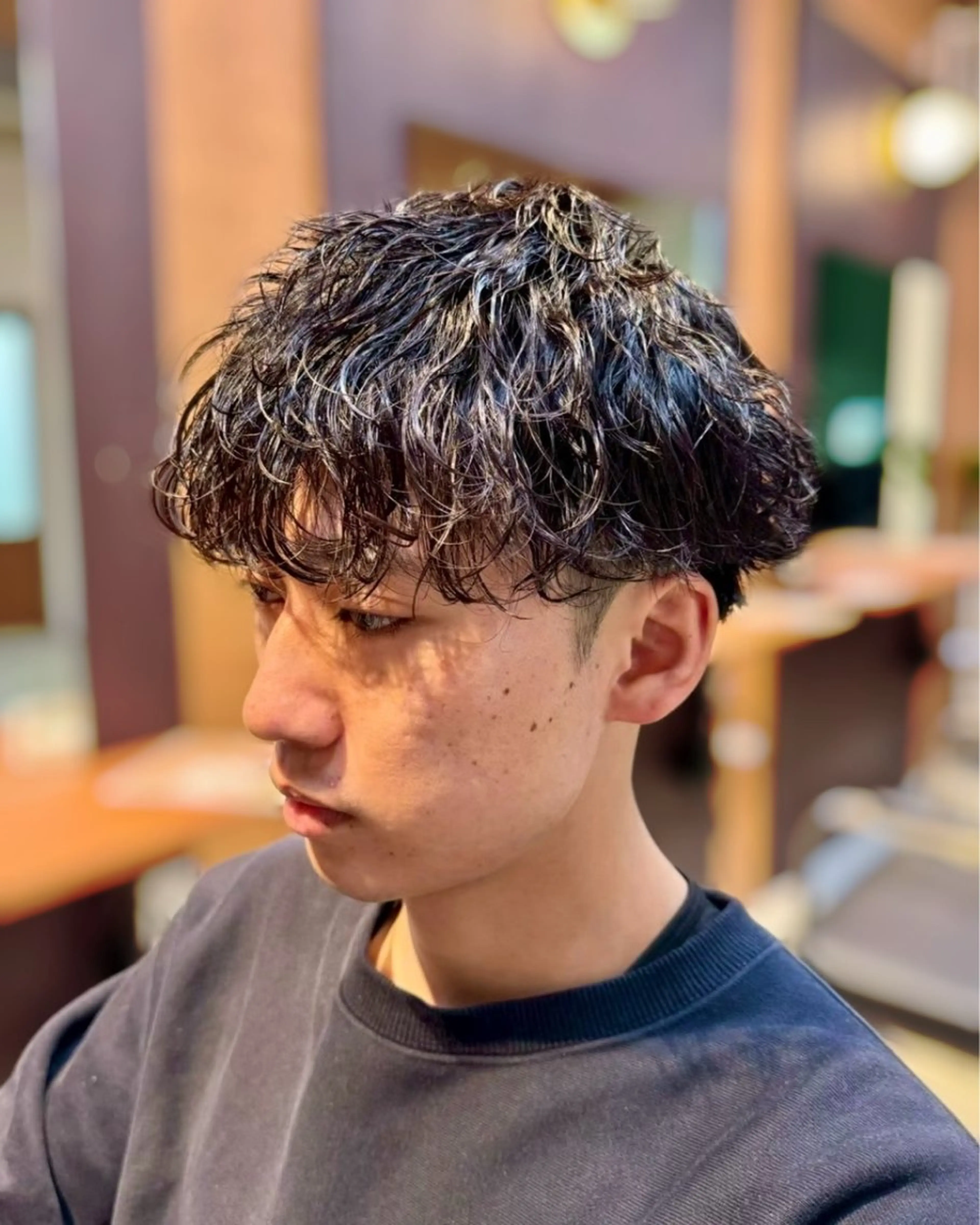 パーマ カット パーマ kota 【波巻き／シャドウ】のヘアスタイル