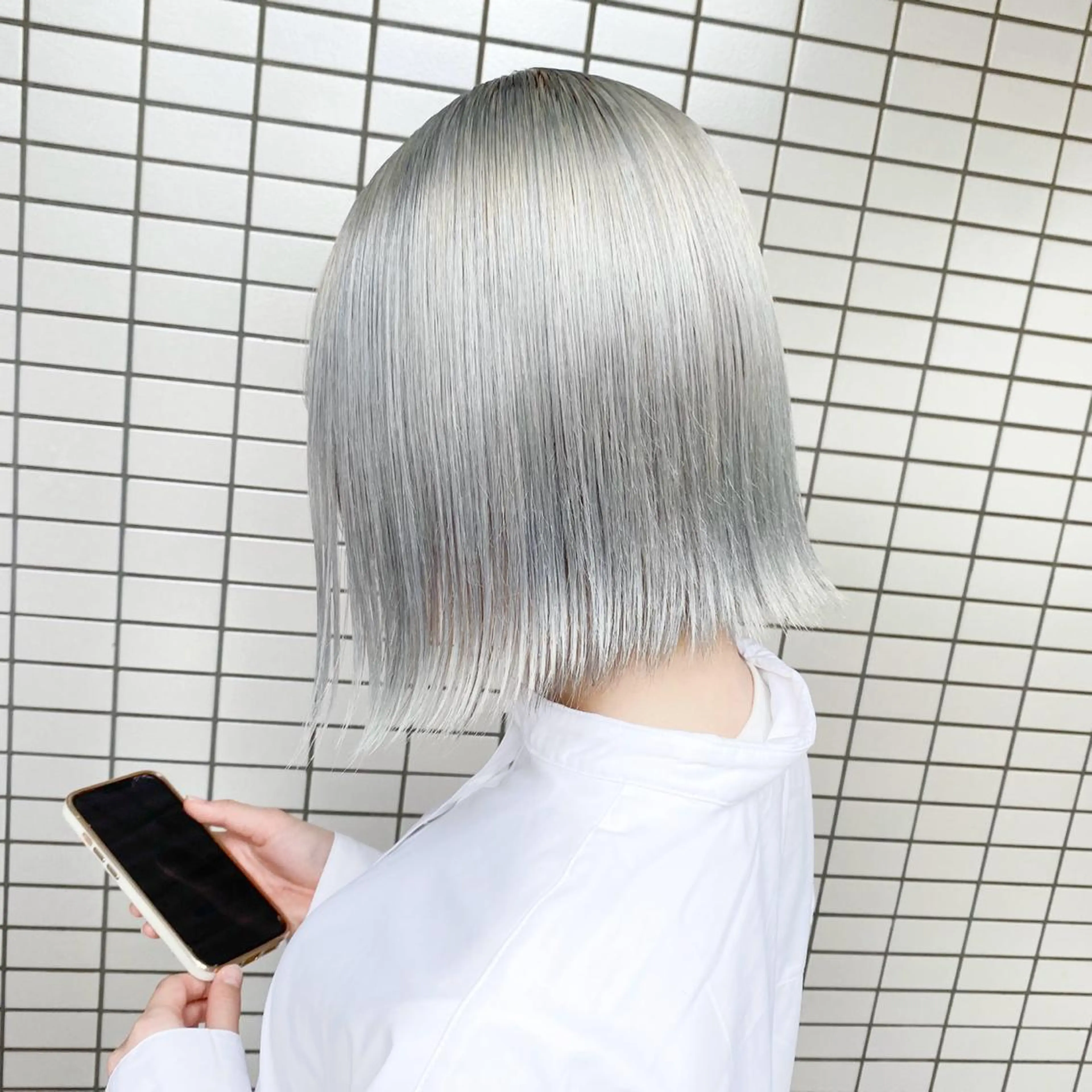 ミディアム カラー ROIS表参道所属・ケアブリーチ/ ブリーチ/Kazuoのヘアスタイル