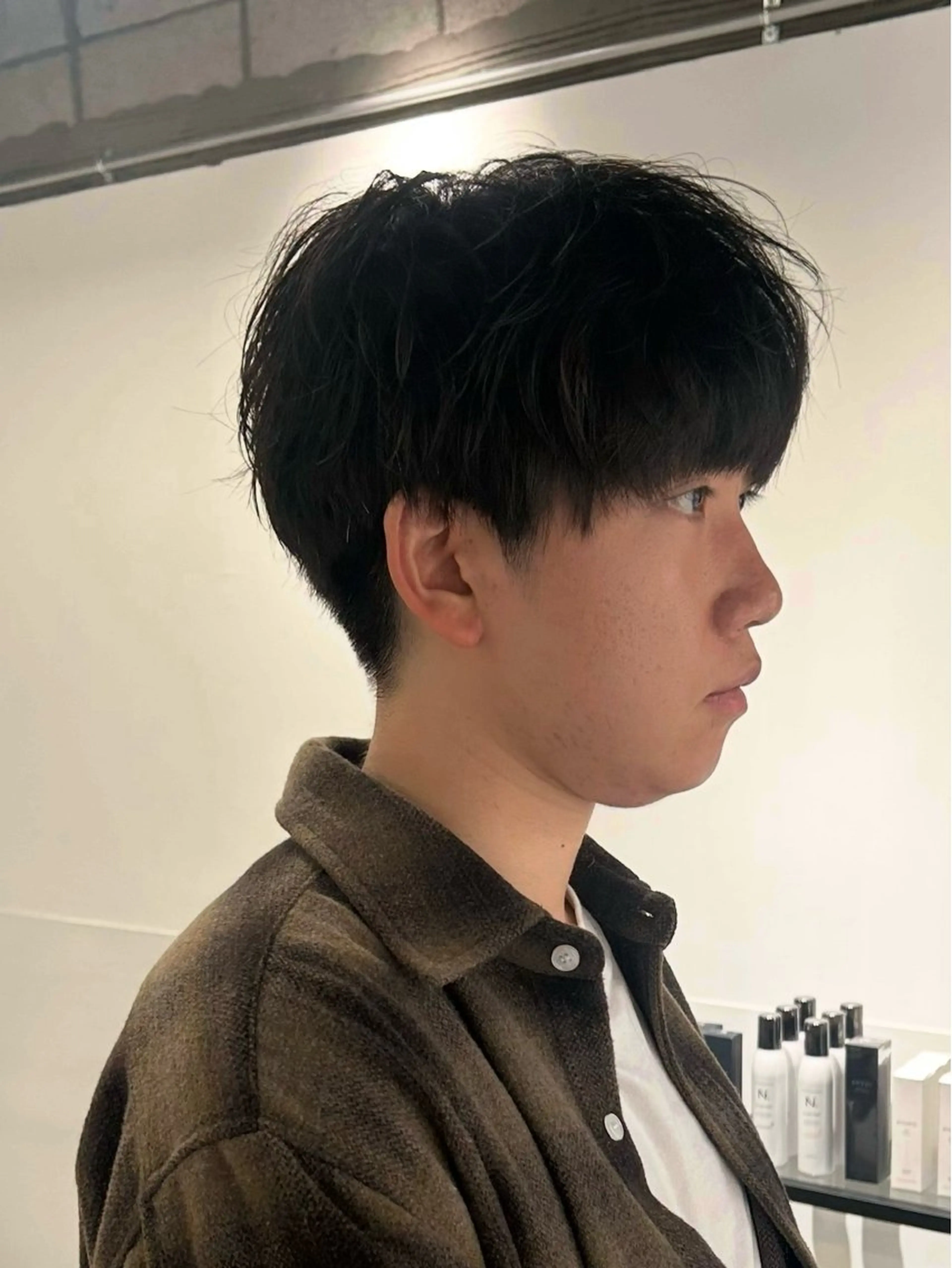 ショート メンズ カット パーマ トリートメント fifth 原宿　【フィフス】所属・fifth/メンズ パーマ/川﨑泰就のヘアスタイル