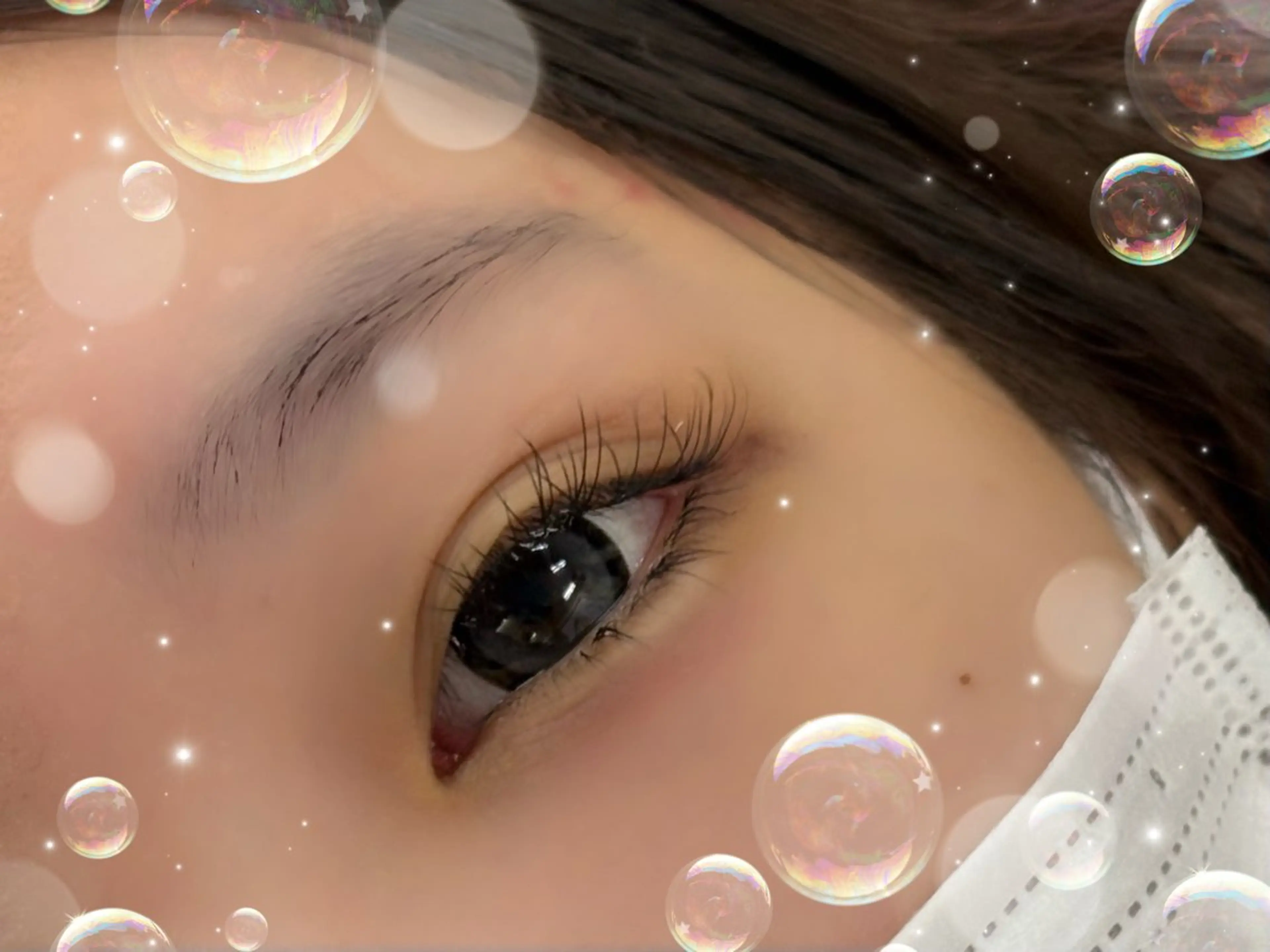 マツエク・マツパ 束感まつ毛 フラットラッシュ Jカール 🎀EYELA 澁谷🎀のマツエク・マツパデザイン