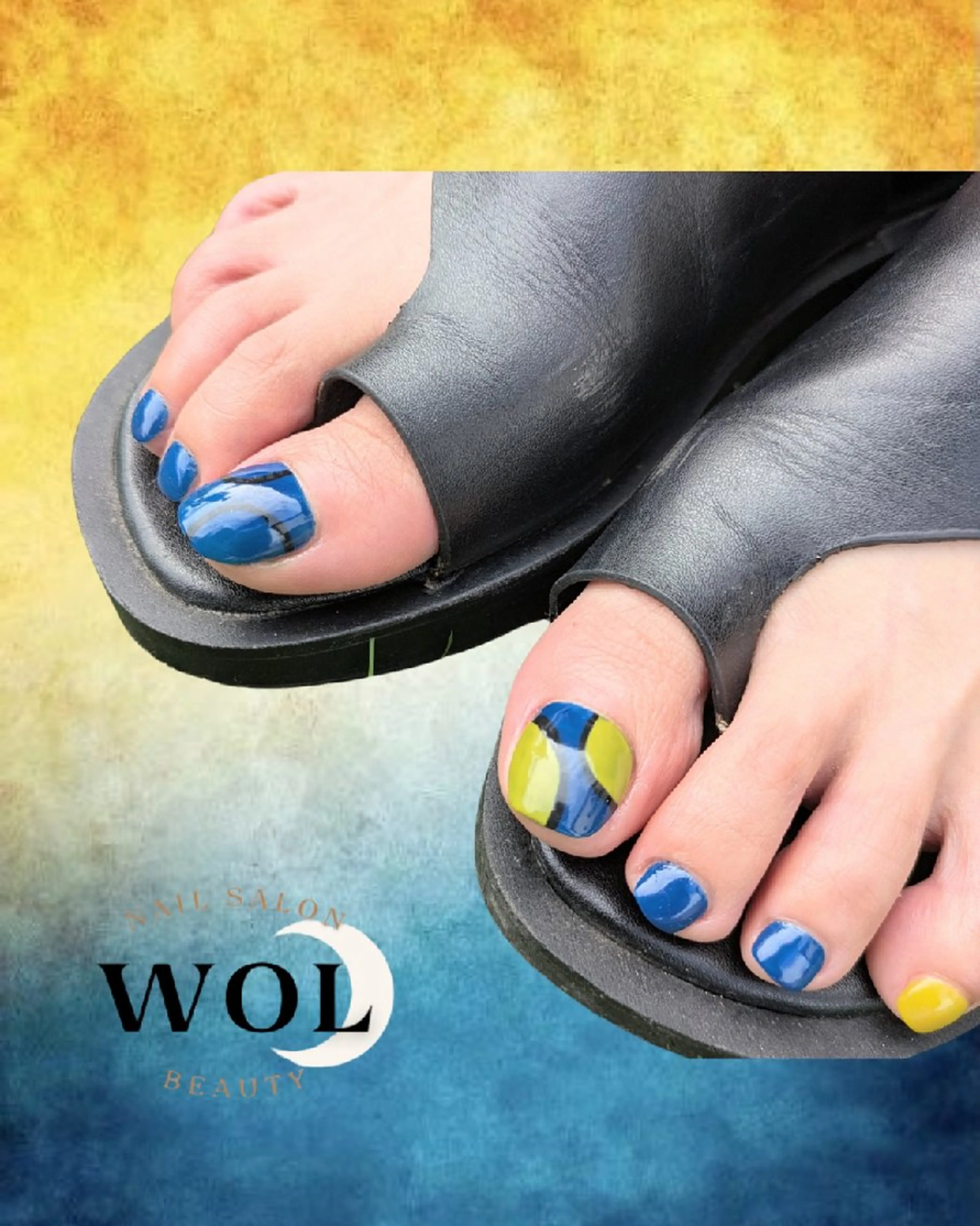 ネイル フットネイル nailsalon🌙WOL所属・WOL🌙 momokoのネイルデザイン