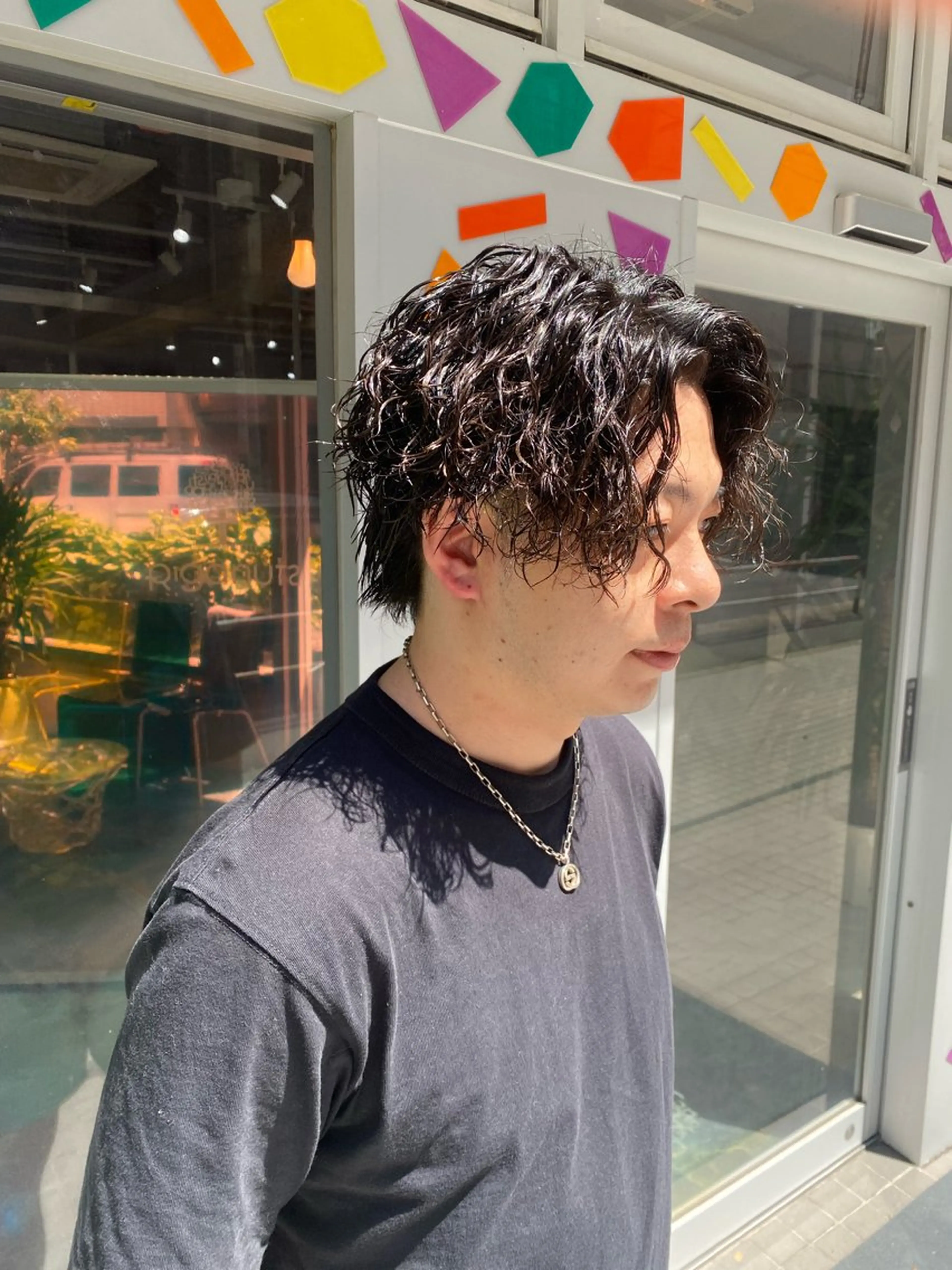 ショート パーマ メンズ メンズパーマ ツイストスパイラルパーマ スパイラルパーマ カット パーマ Riganuts池袋 Hayato✂︎のヘアスタイル