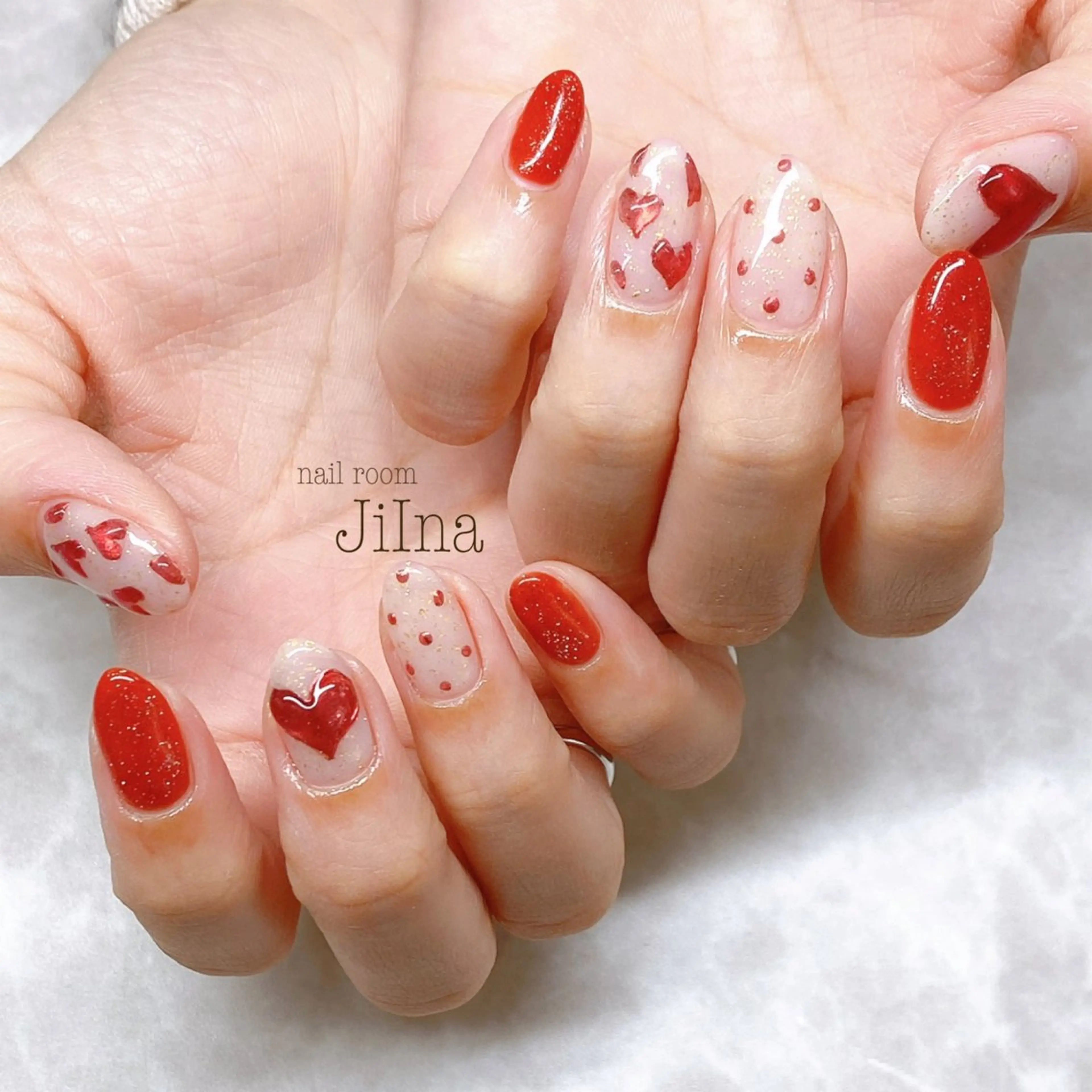 ネイル 持ち込み JiIna nailのネイルデザイン
