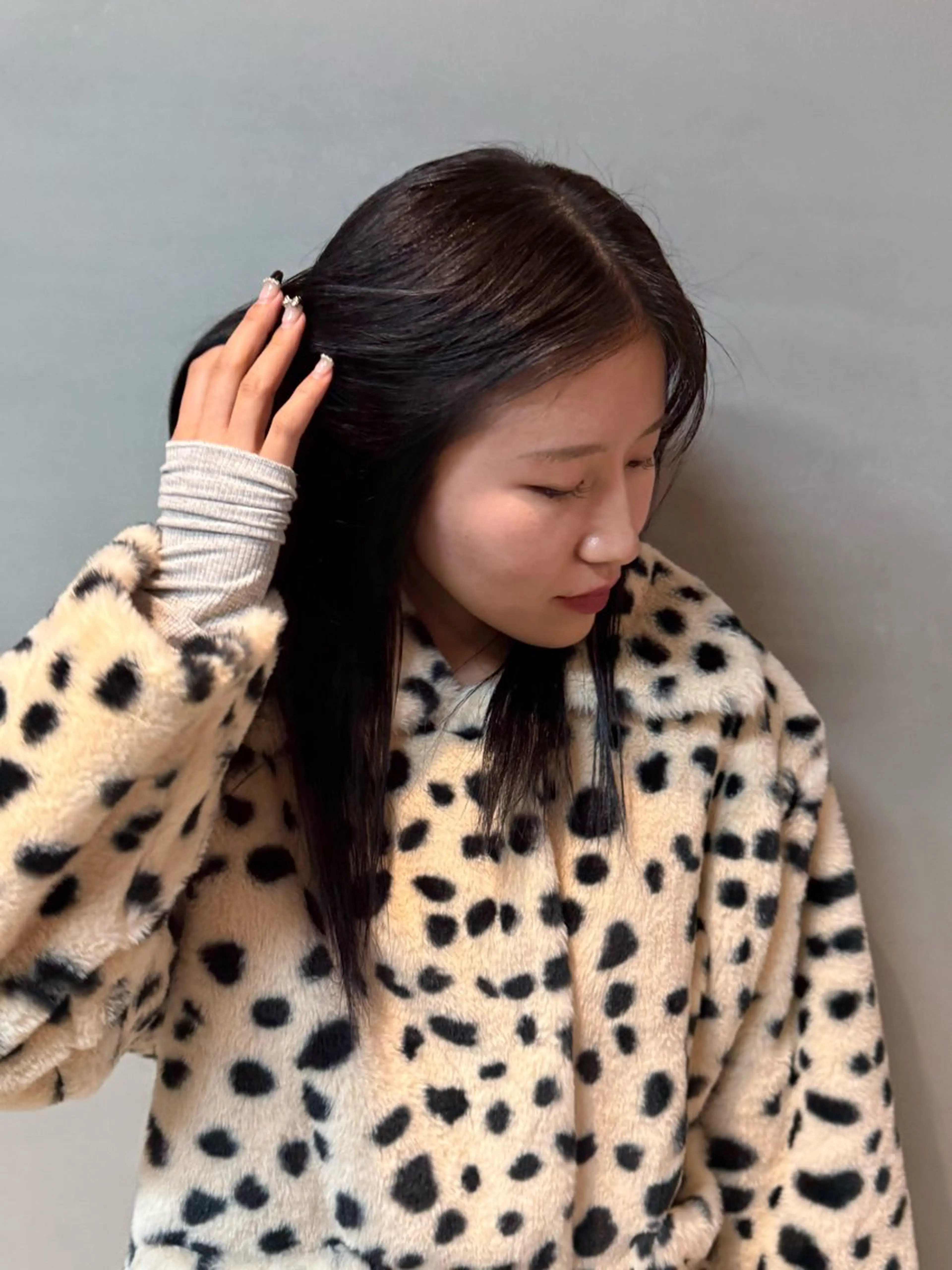 ロング カラー 河坂 昌恵のヘアスタイル