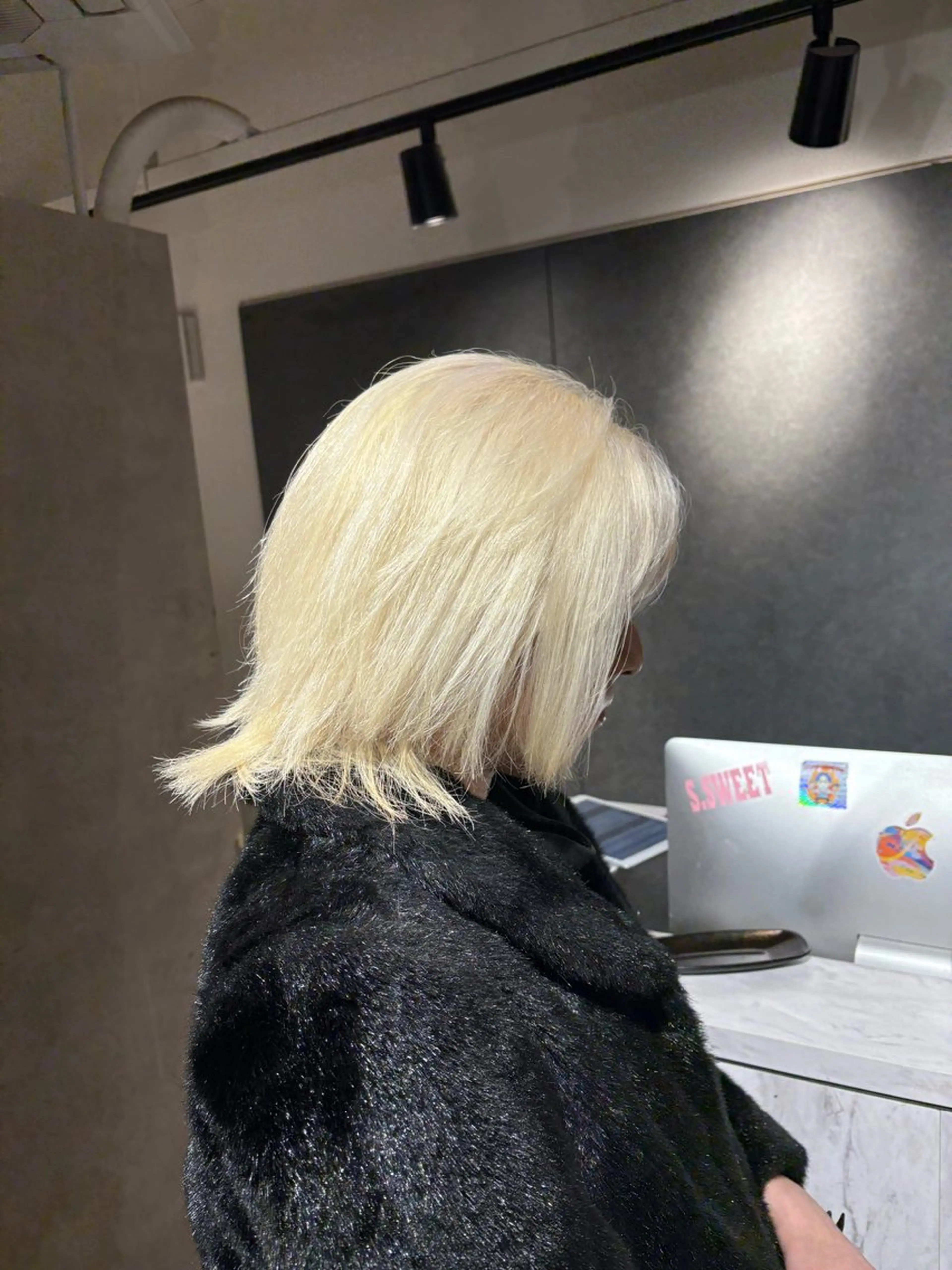 カラー ブロンド ハイトーンカラー ホワイトブロンド ヘアカラー Seleneコウキ ブリーチ/ハイトーンのヘアスタイル