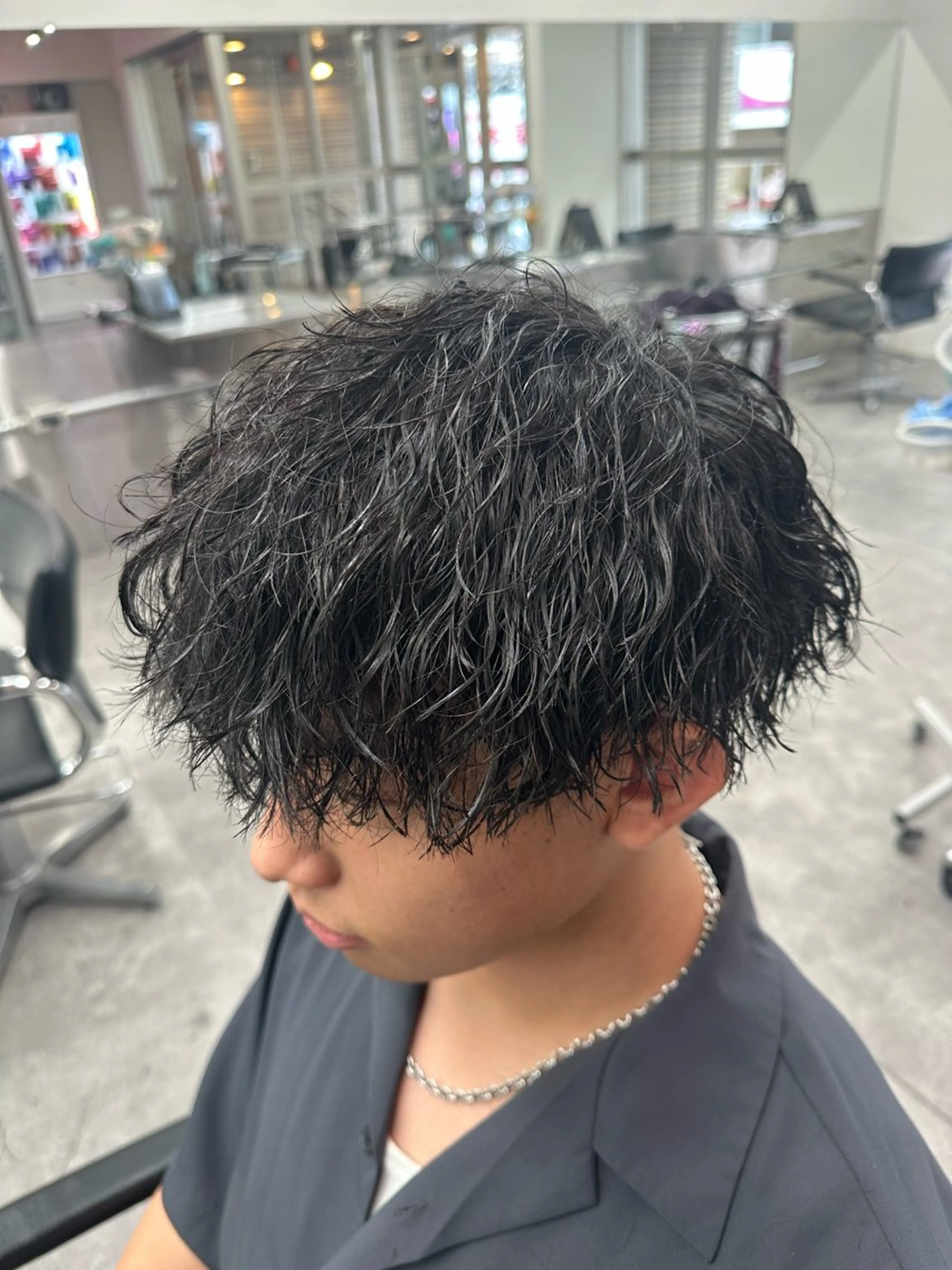 パーマ メンズ マッシュ メンズパーマ プードルパーマ ツイストスパイラルパーマ 波巻きパーマ カット パーマ 似合わせパーマ🔥 渡邉愛斗のヘアスタイル